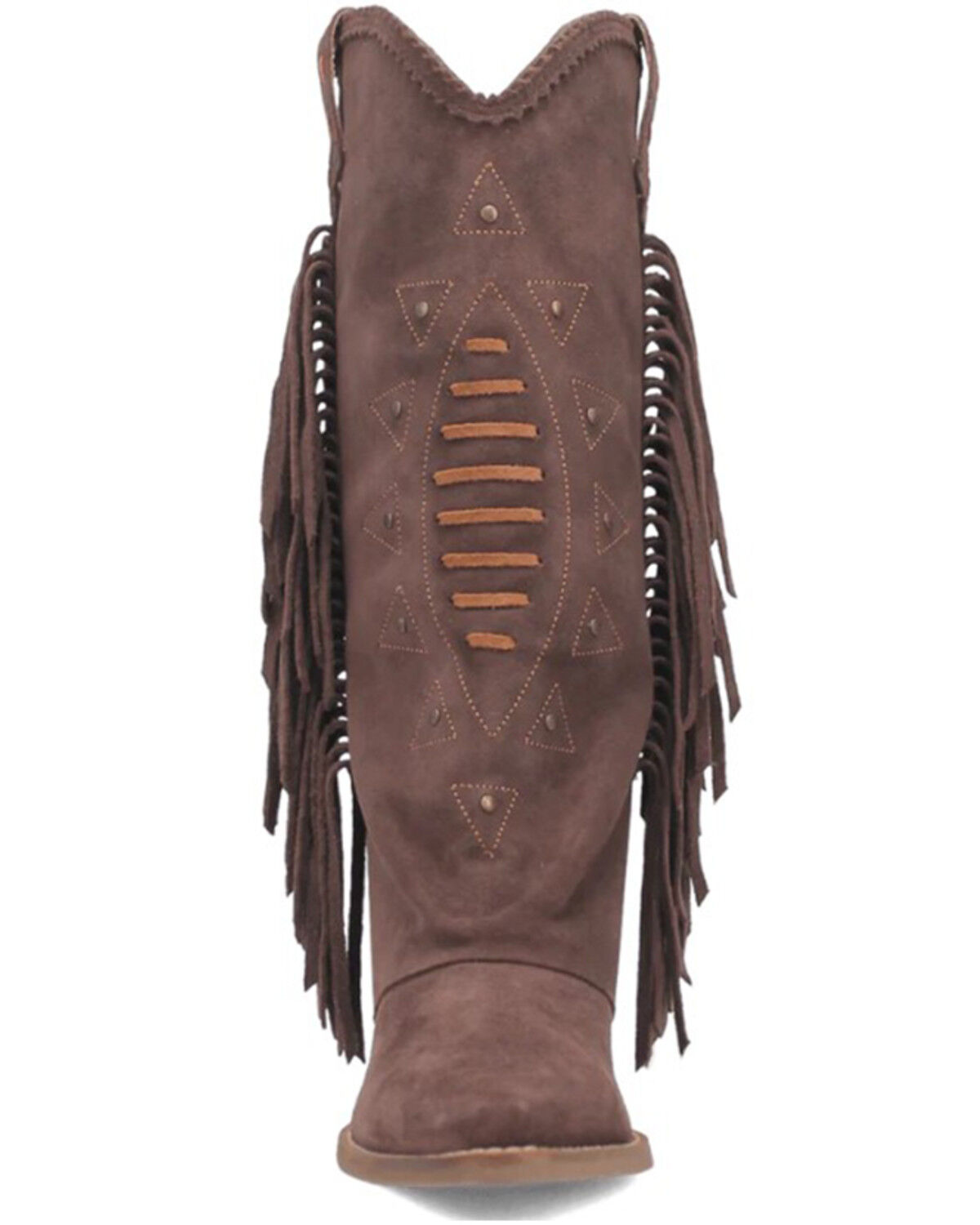 Dingo Women's Spirit Trail Fringe Tall Western Boots - Round Toe