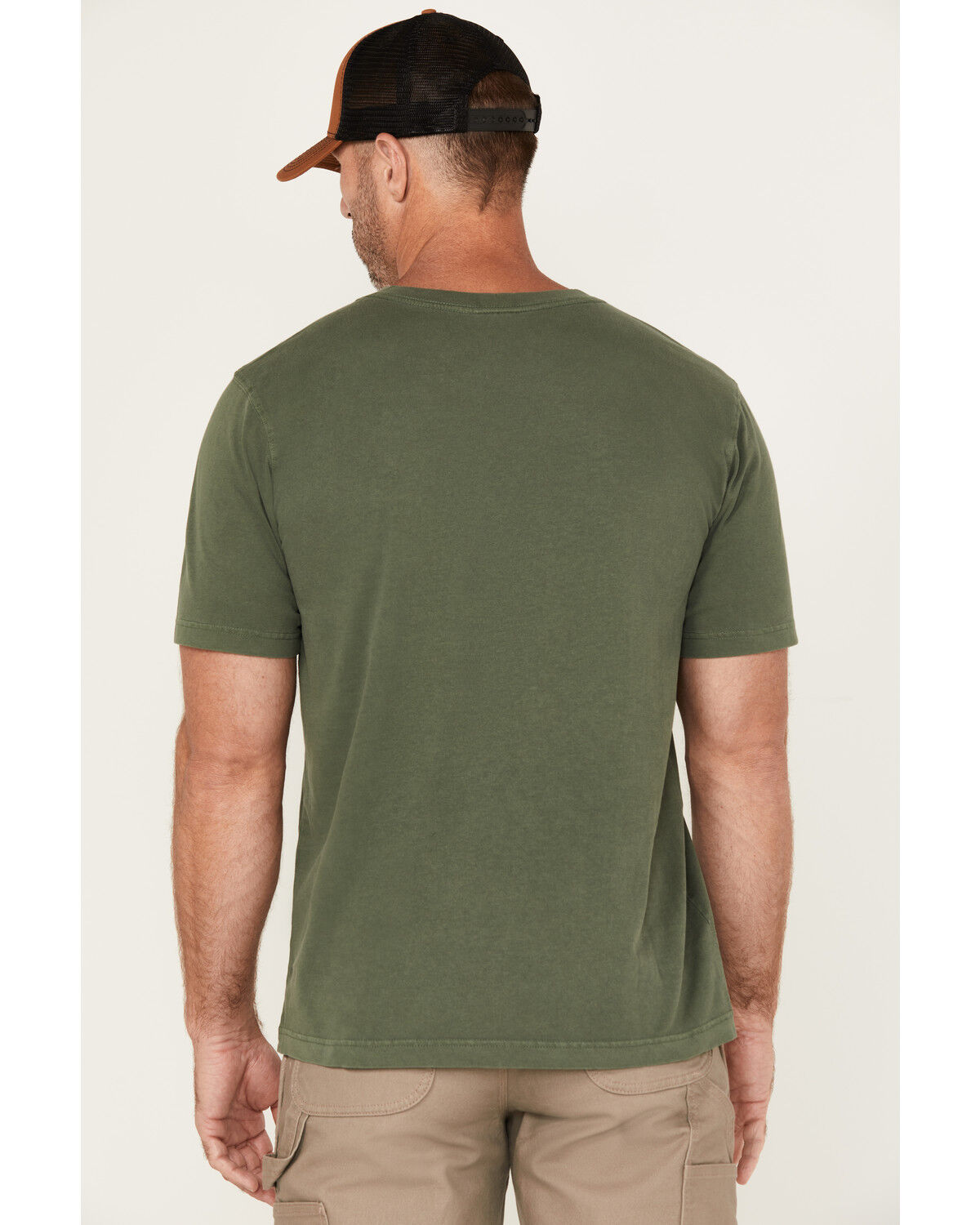 Carhartt Men's Re-Engineered Relaxed Fit Lightweight Short Sleeve Garment Dyed Pocket T-Shirt