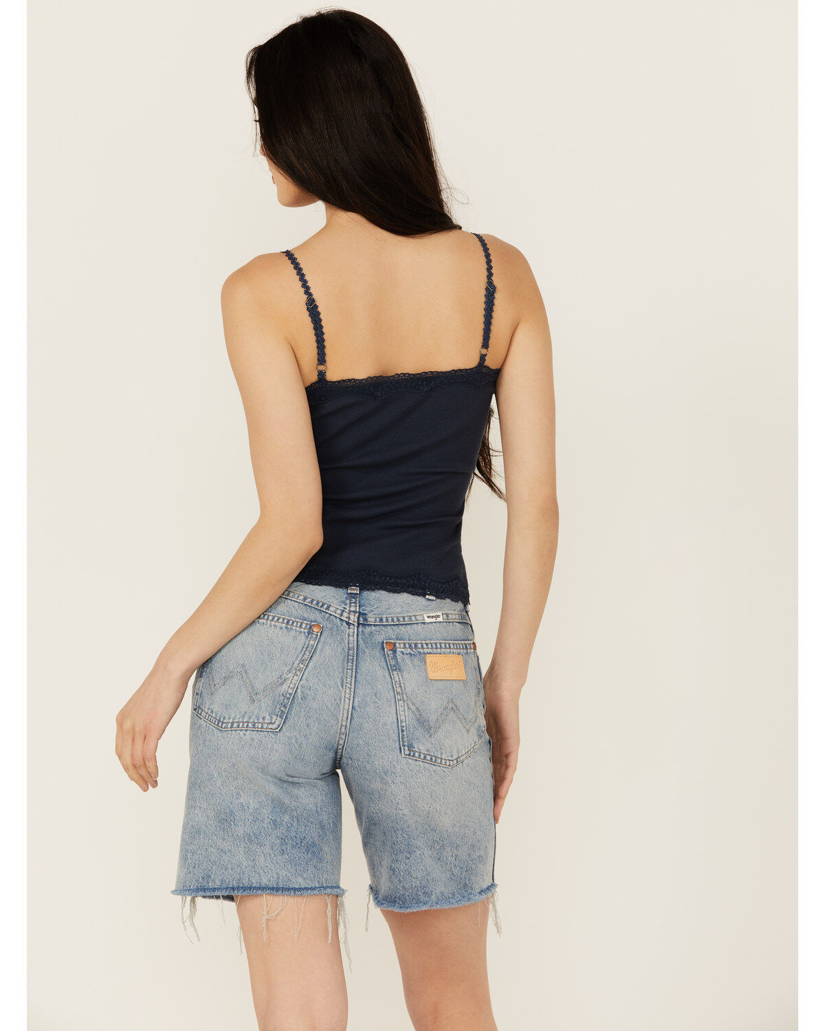 Shyanne Women's Lace Trim Ribbed Cami