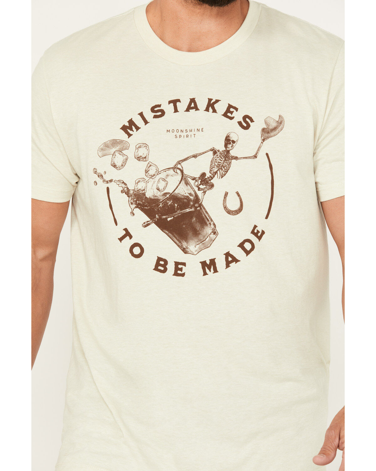 Moonshine Spirit Men's Mistakes To Be Made Short Sleeve Graphic T-Shirt