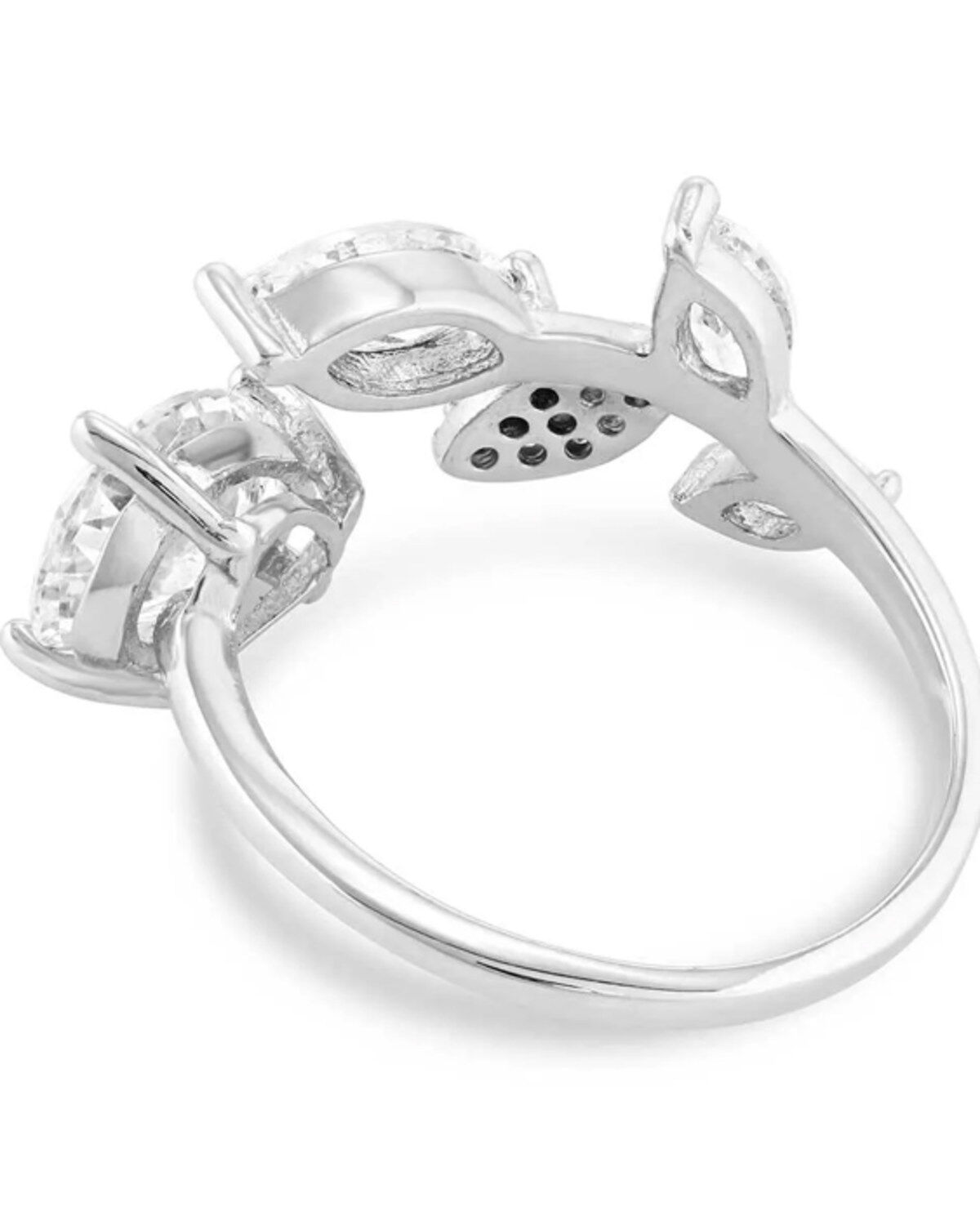 Montana Silversmiths Women's Silver Falling For You Open Ring