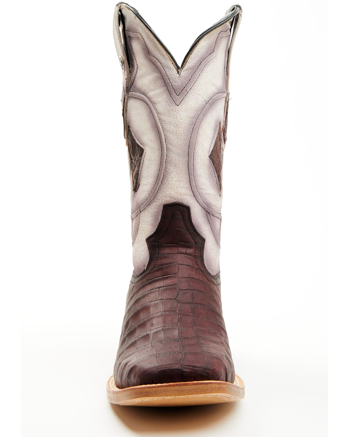 Tanner Mark Men's Exotic Caiman Western Boots - Broad Square Toe