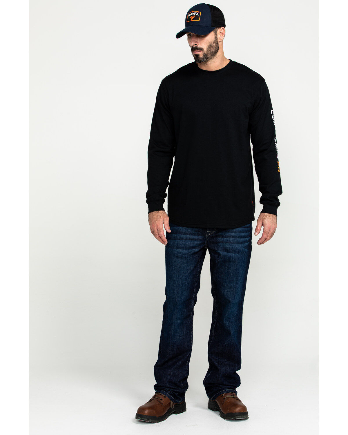 Cody James Men's FR Logo Long Sleeve Work Shirt - Tall
