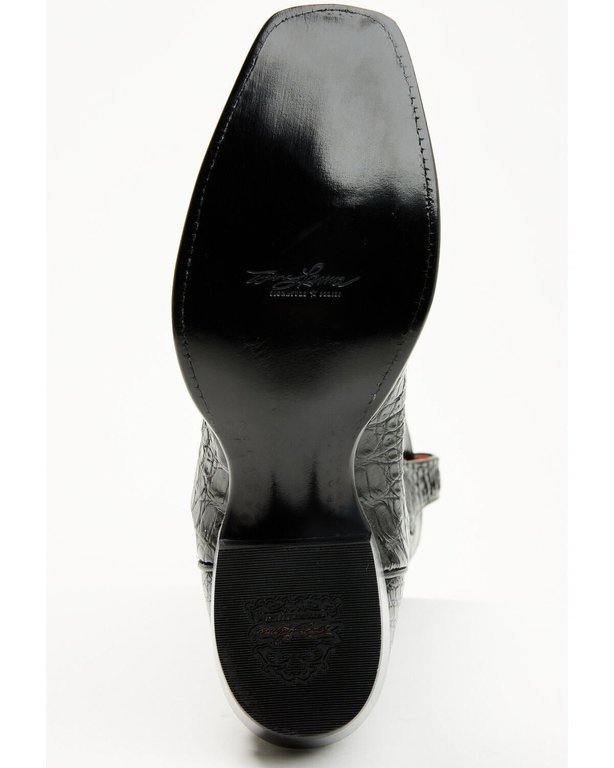 Tony Lama Men's Exotic Hornback Caiman Western Boots - Square Toe