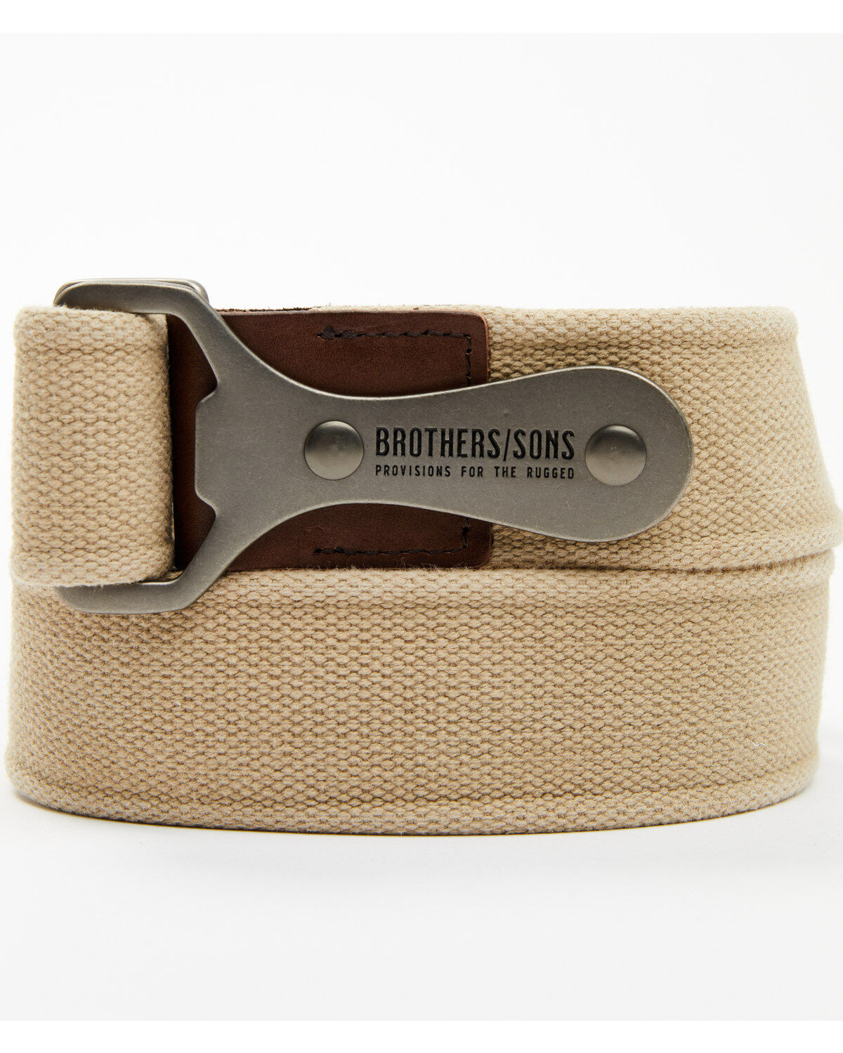 Brothers and Sons Men's Bottle Opener Canvas Belt