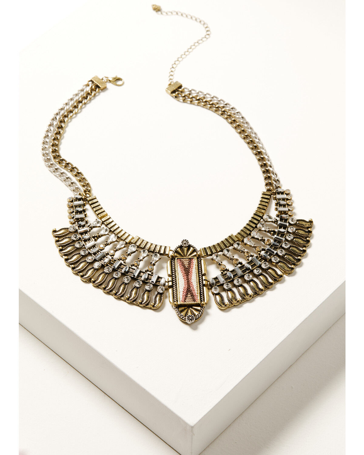 Shyanne Women's Desert Rose Antique Bib Necklace