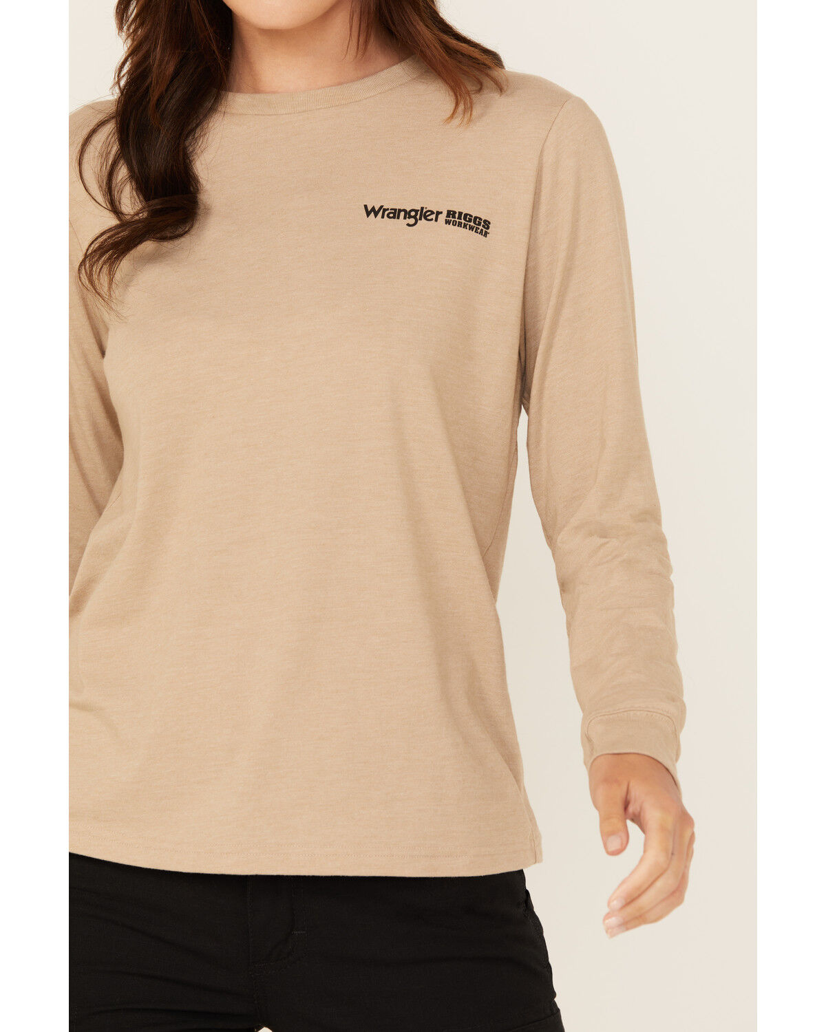 Wrangler RIGGS Women's Boot Barn Exclusive Moto Girl Long Sleeve Graphic Work Tee - Plus