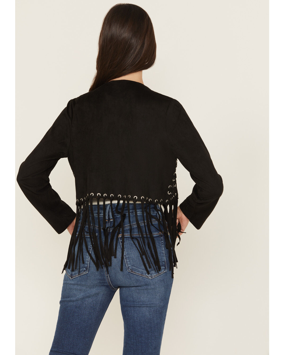 Vocal Women's Fringe Cropped Jacket