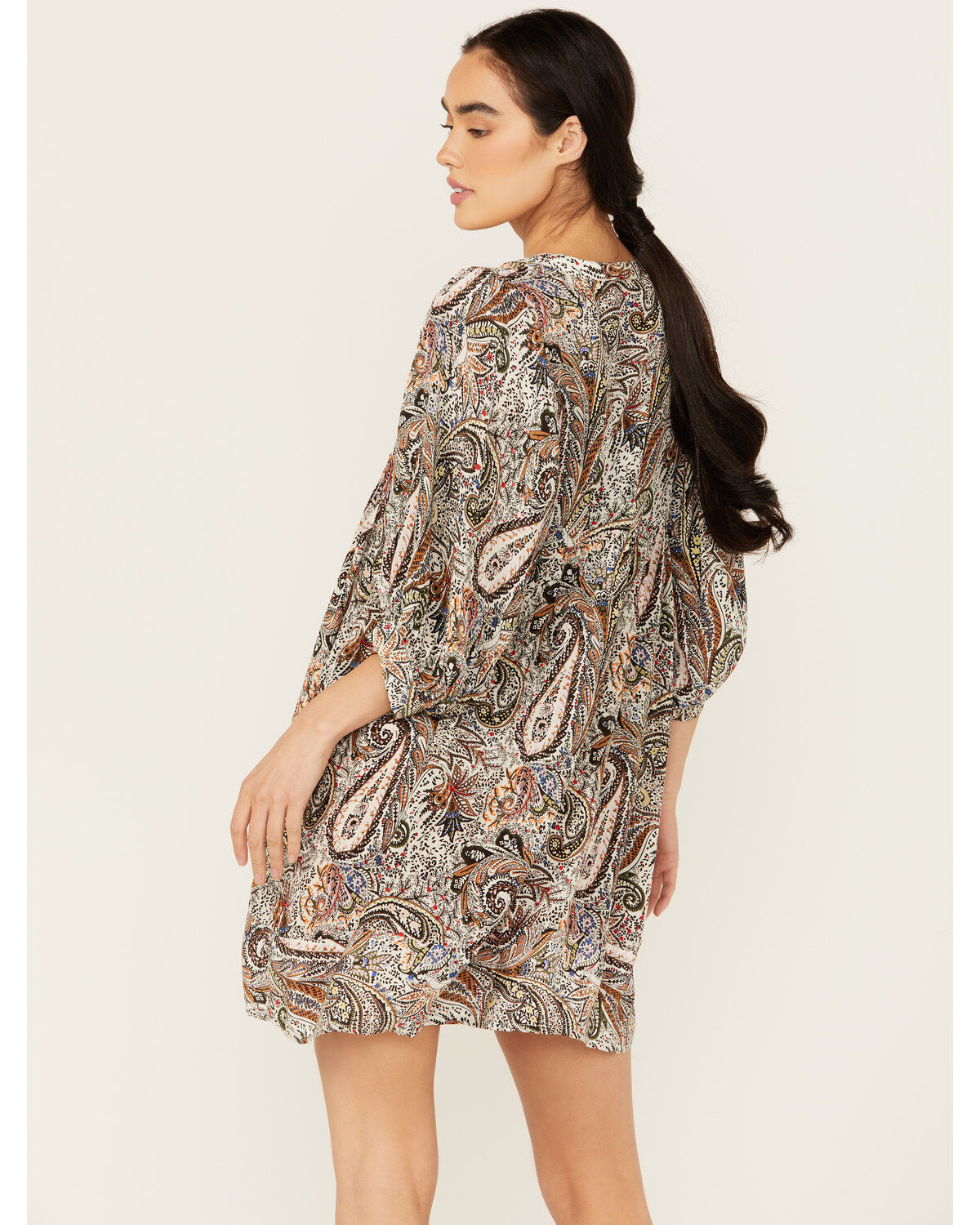 Revel Women's Paisley Print Mini Dress
