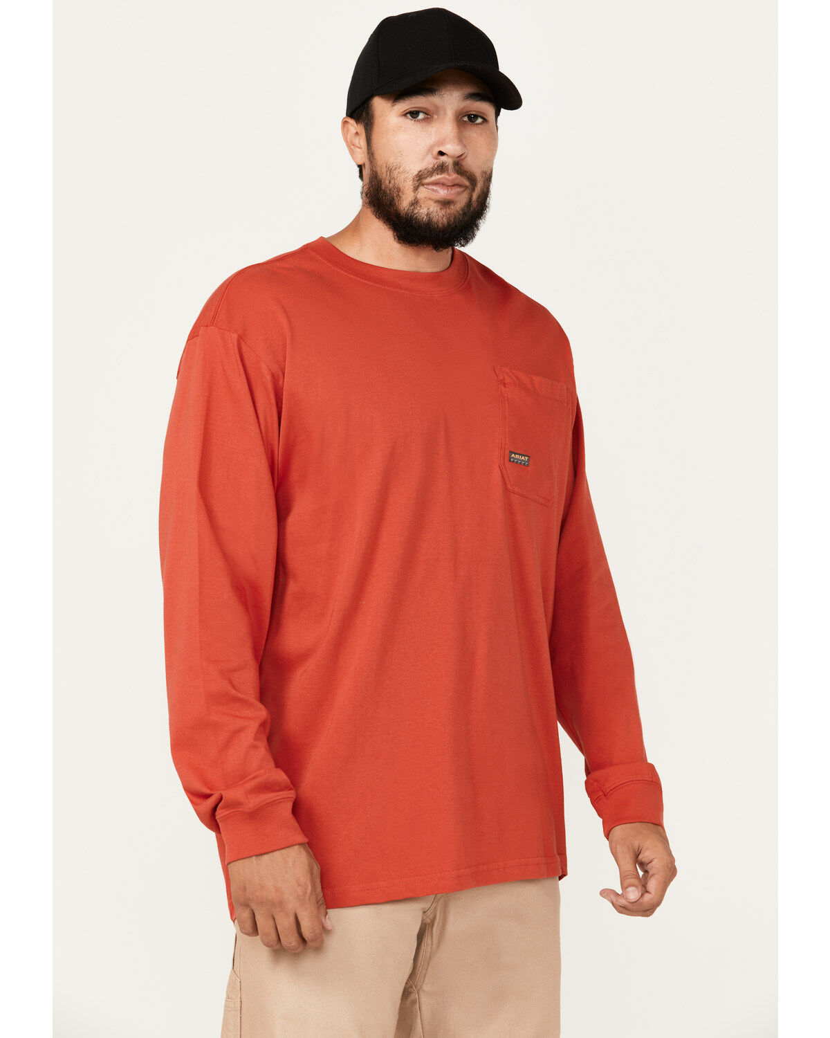 Ariat Men's Rebar Cotton Strong Stacking Dimes Long Sleeve Graphic T-Shirt