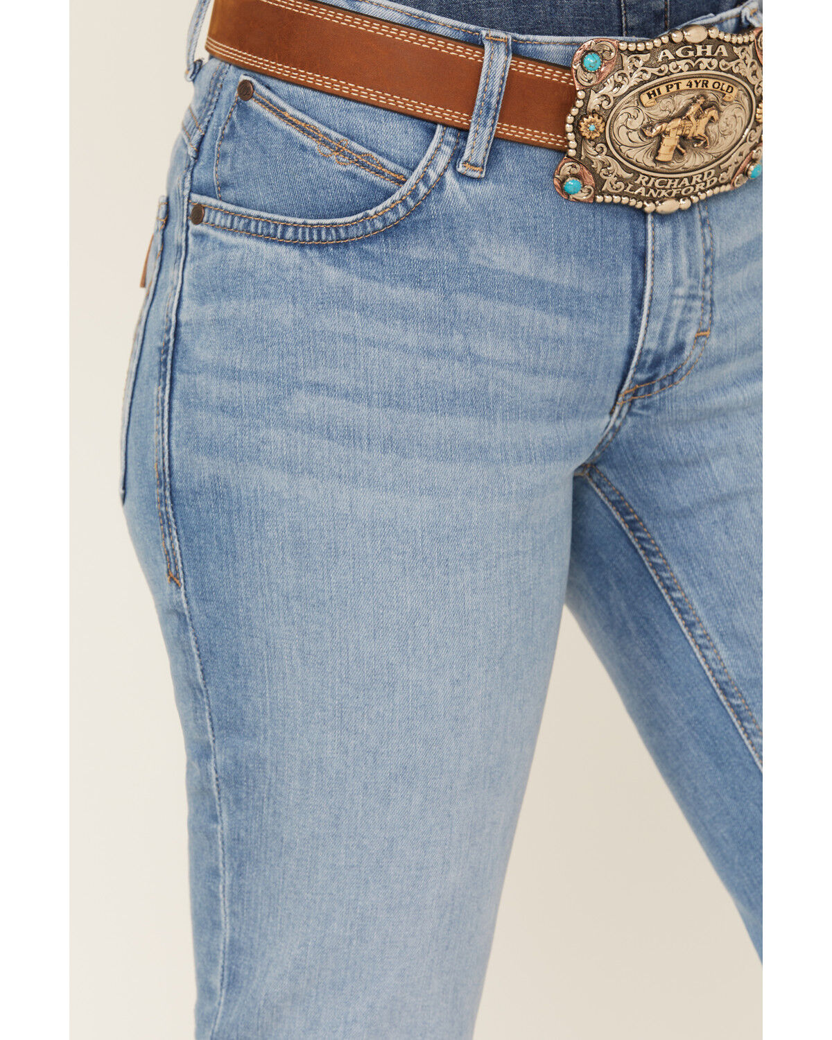 Wrangler Women's Sophia Medium Wash Mid Rise Ultimate Riding Bootcut Stretch Denim Jeans