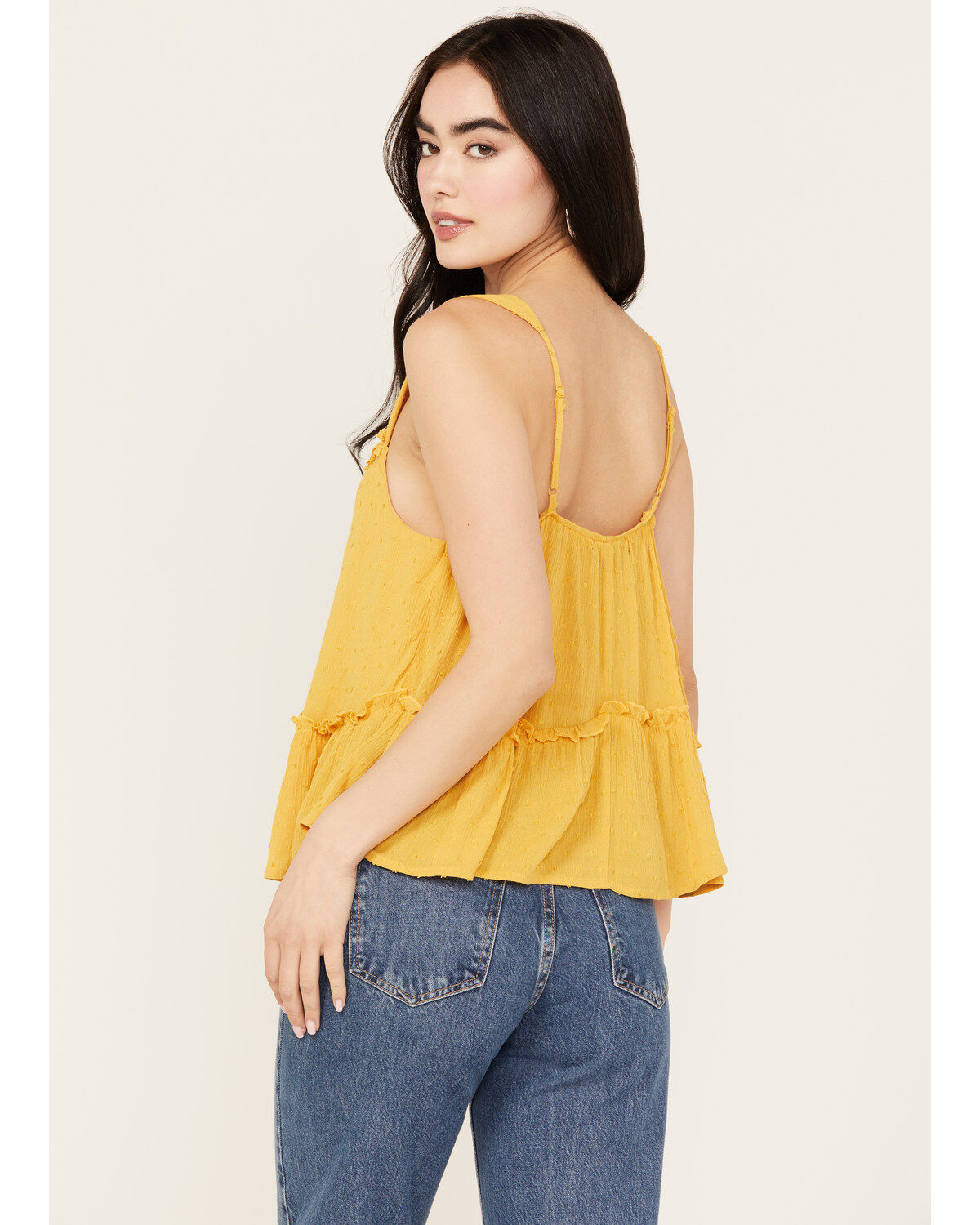 Trixxi Women's Swiss Dot Tank