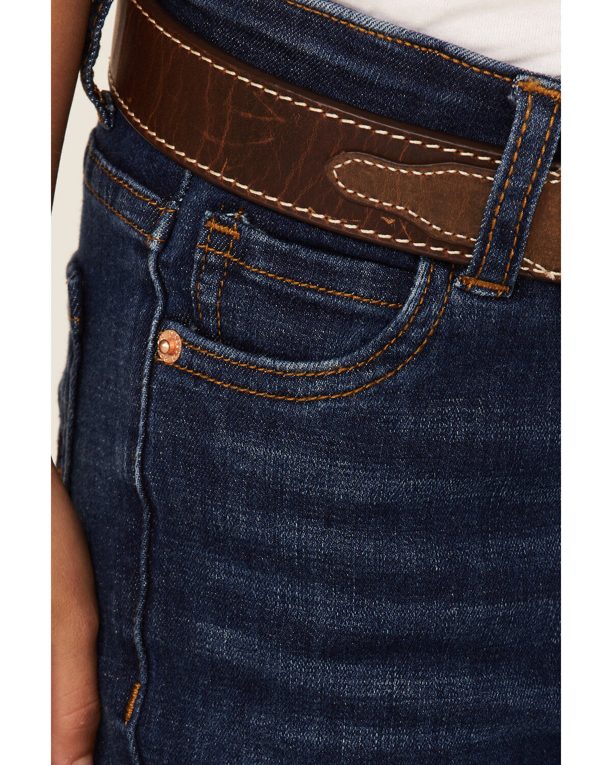 Ranch Dress'n Girls' Howdy Medium Wash Mid Rise Bootcut Jeans