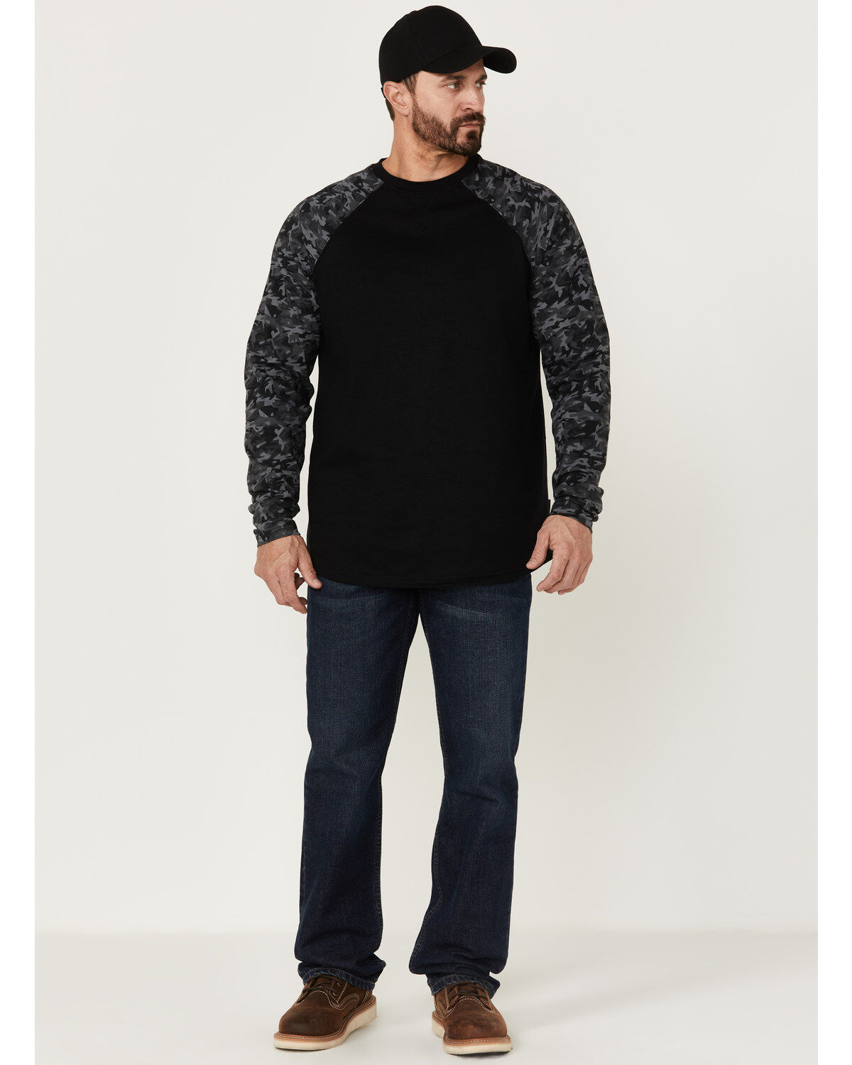 Cody James Men's FR Camo Long Sleeve Work T-Shirt