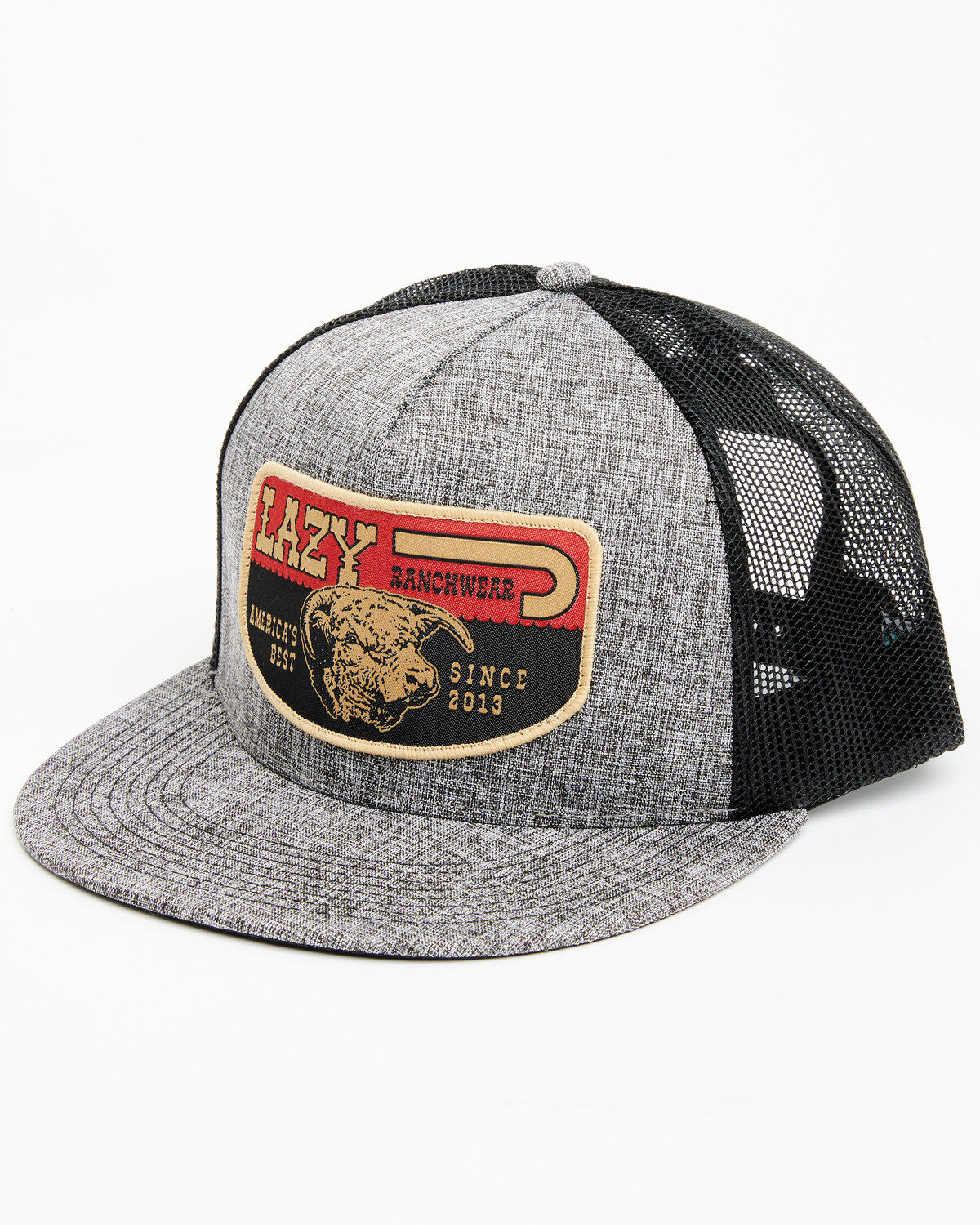Lazy J Ranch Wear Men's America's Best Patch Trucker Cap