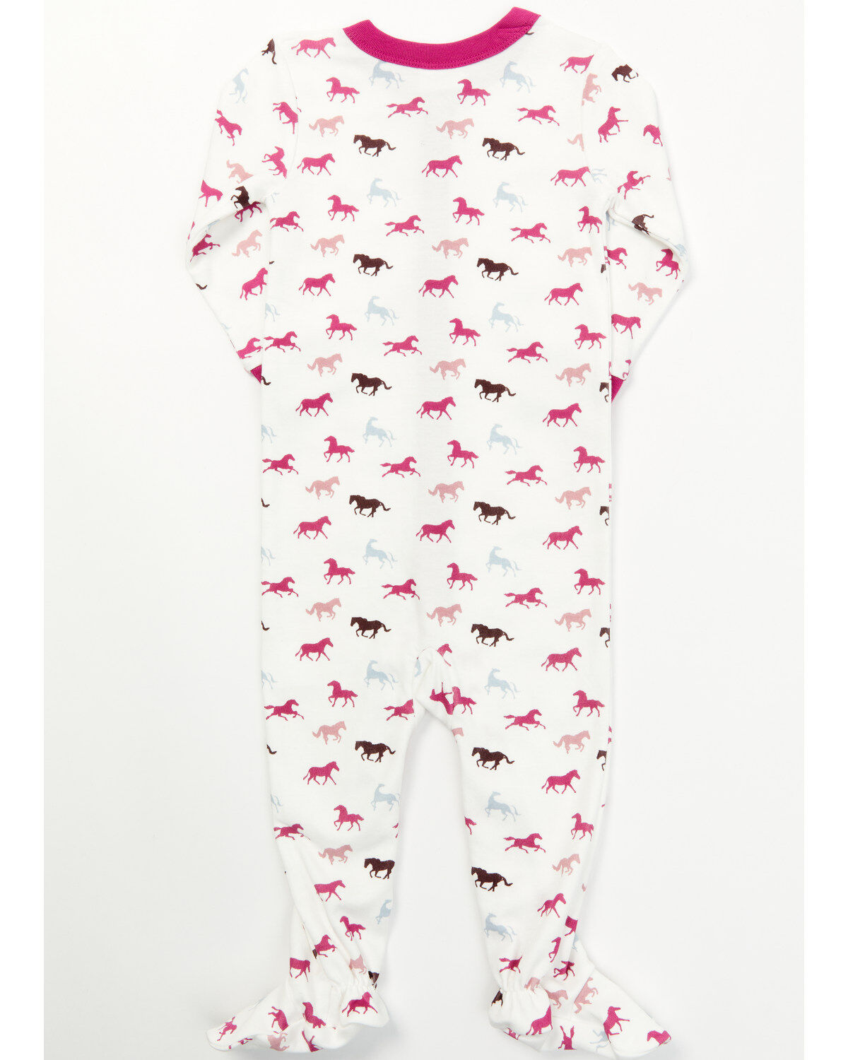 Shyanne Infant Girls' Little Rider Onesie 2-Piece Pajama Set