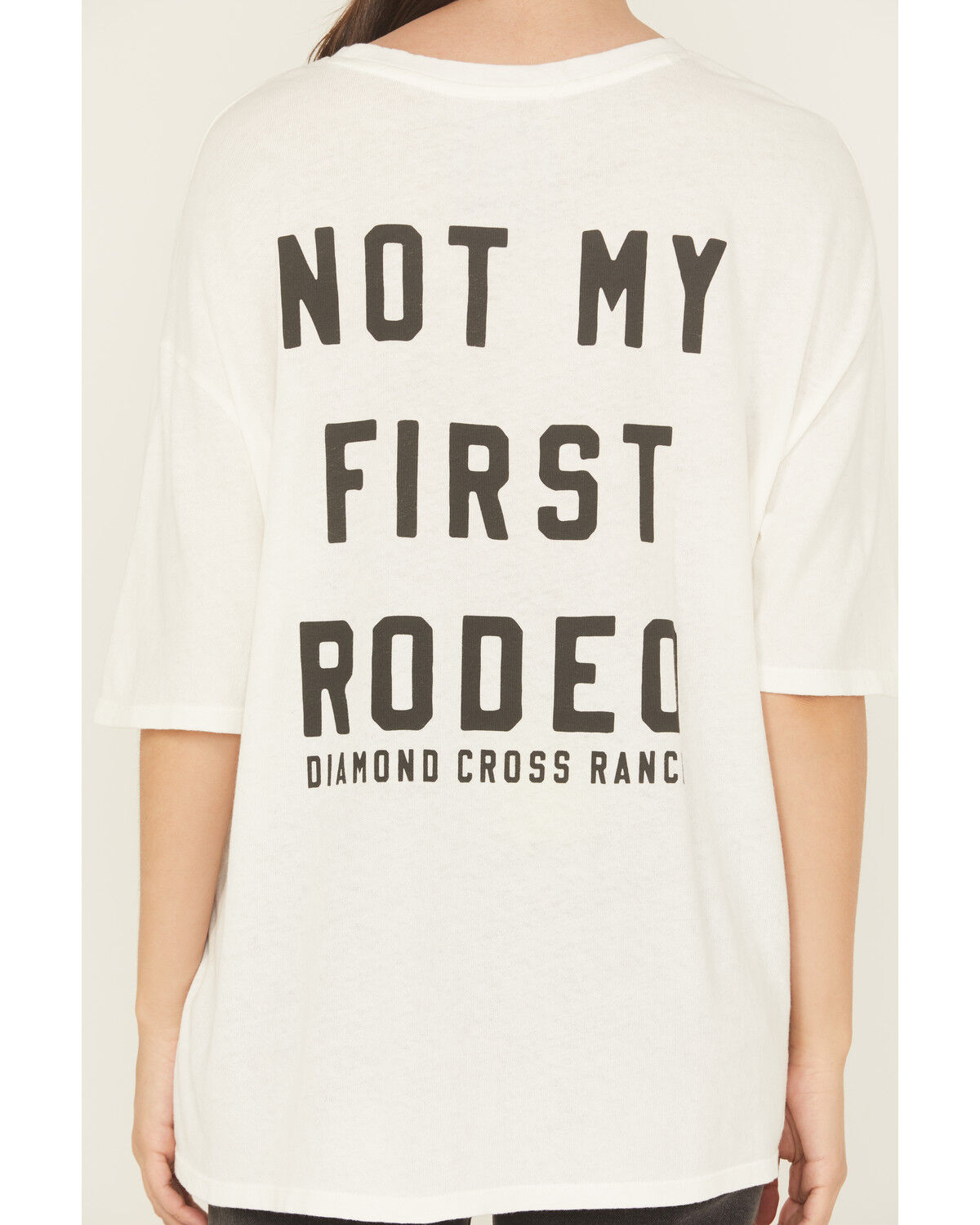 Z Supply x Diamond Cross Ranch Women's Howdy Not My First Rodeo Short Sleeve Graphic Tee