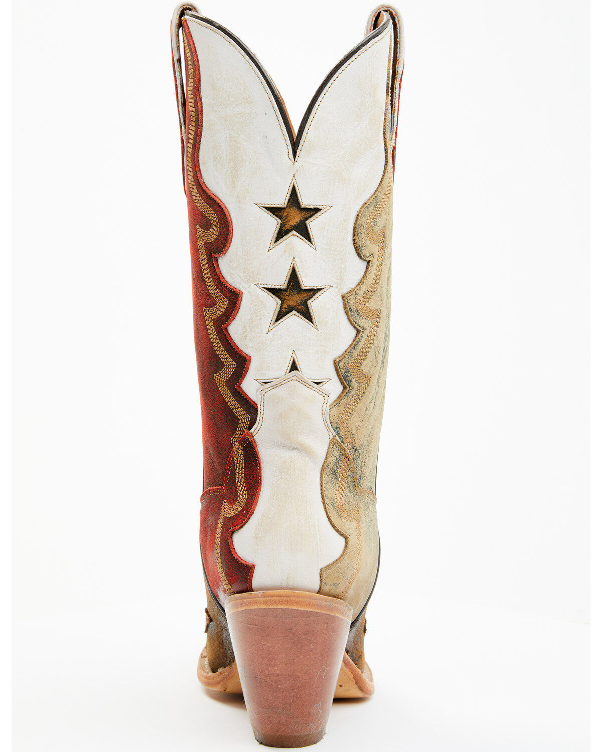 Dan Post Women's Senorita 13" Star Overlay Western Boots - Snip Toe