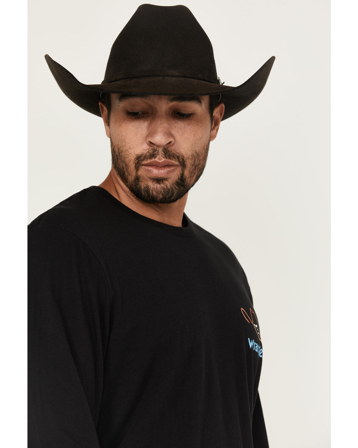 Wrangler Men's Long Live Cowboys Long Sleeve Graphic T-Shirt