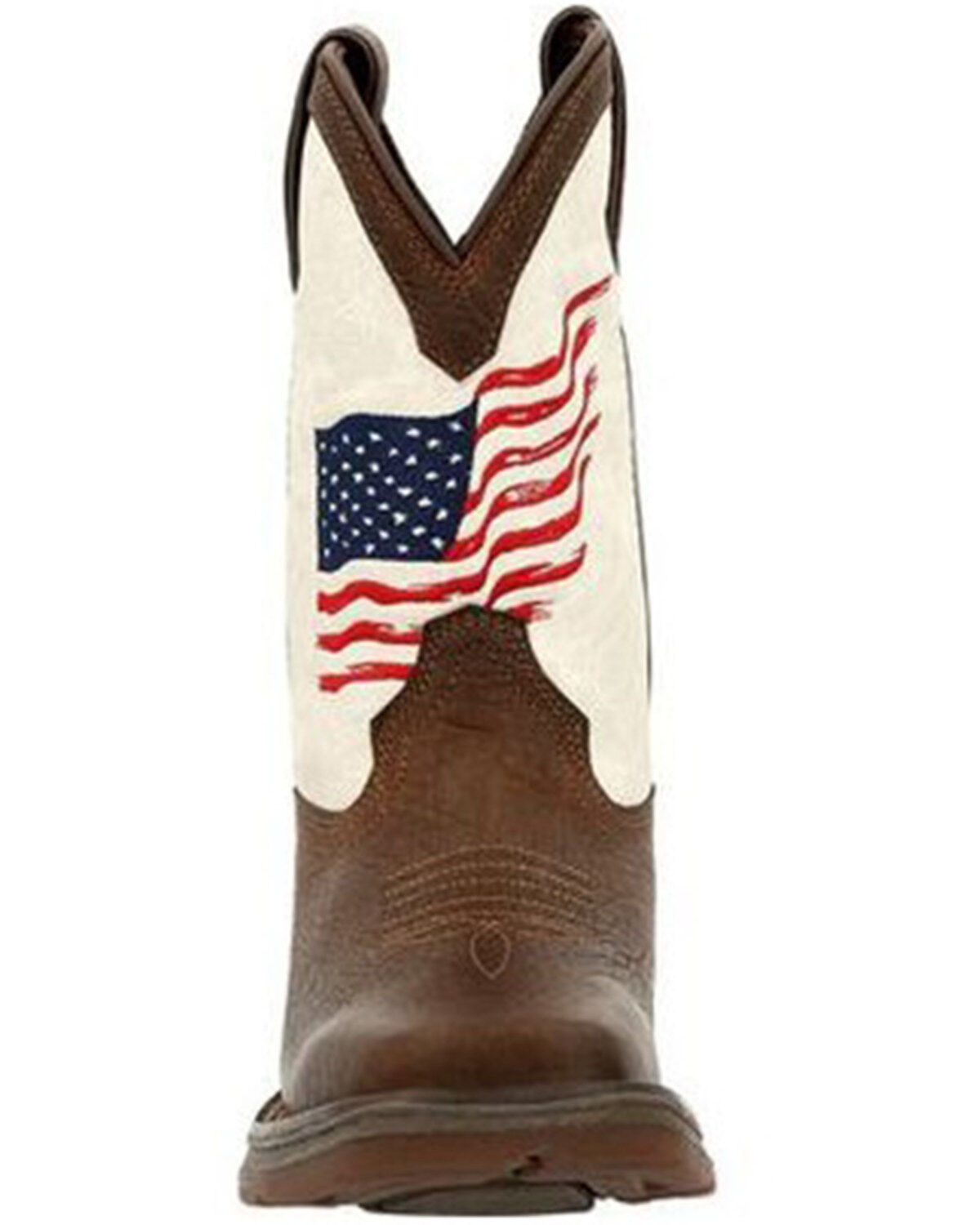 Durango Boys' Rebel Distressed Flag Western Boots - Square Toe