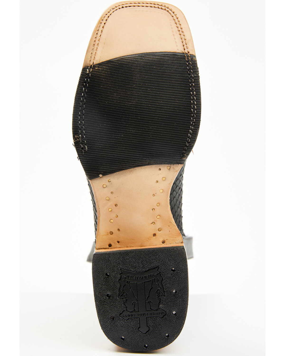 Tanner Mark Men's Exotic Caiman Western Boots - Round Toe