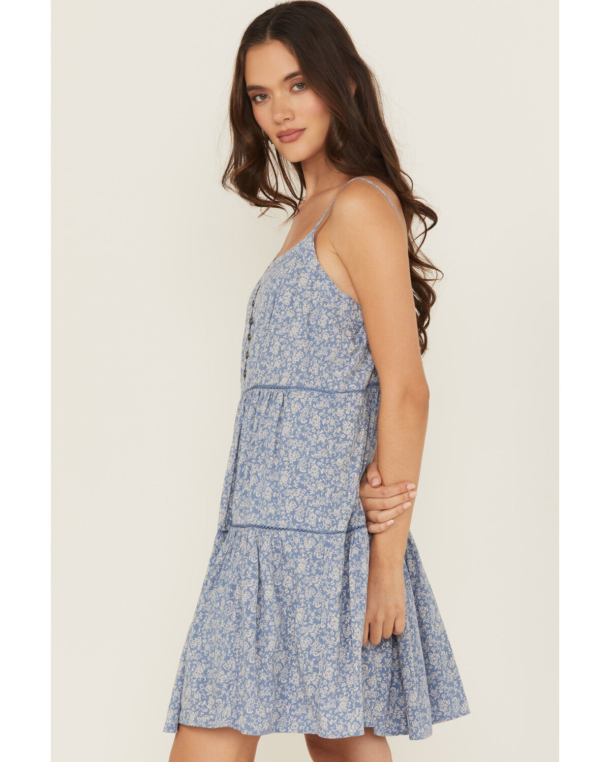 Cleo + Wolf Women's Beau Floral Printed Sleeveless Mini Dress