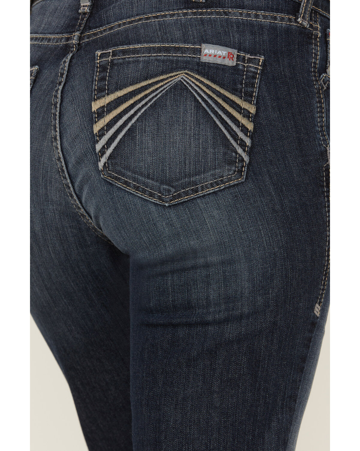 Ariat Women's FR Avelynn Medium Wash DuraLight Stretch Slim Work Jeans