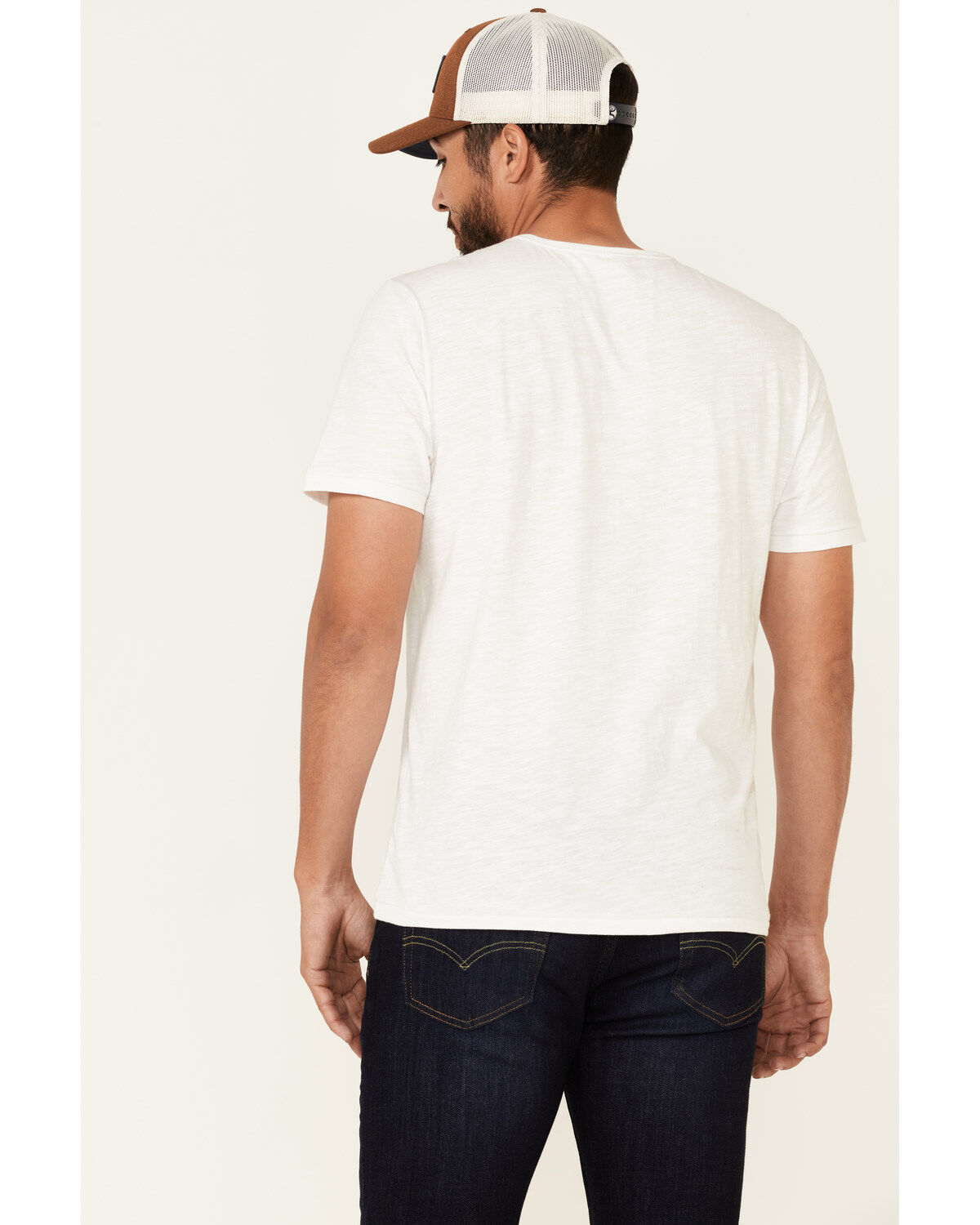 Flag & Anthem Men's White Whiskey Eagle Graphic Short Sleeve T-Shirt