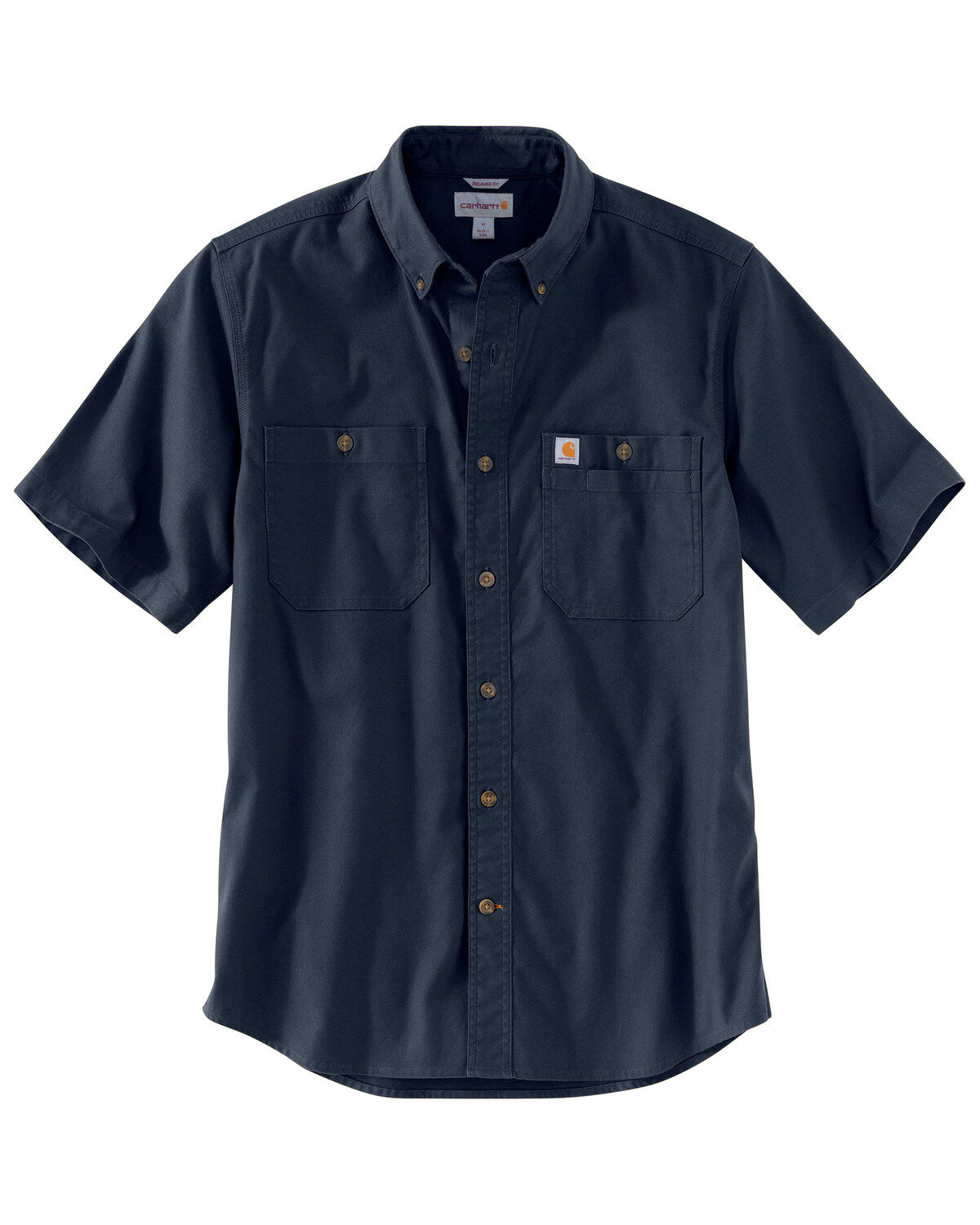 Carhartt Men's Rugged Flex Rigby Short Sleeve Work Shirt - Tall