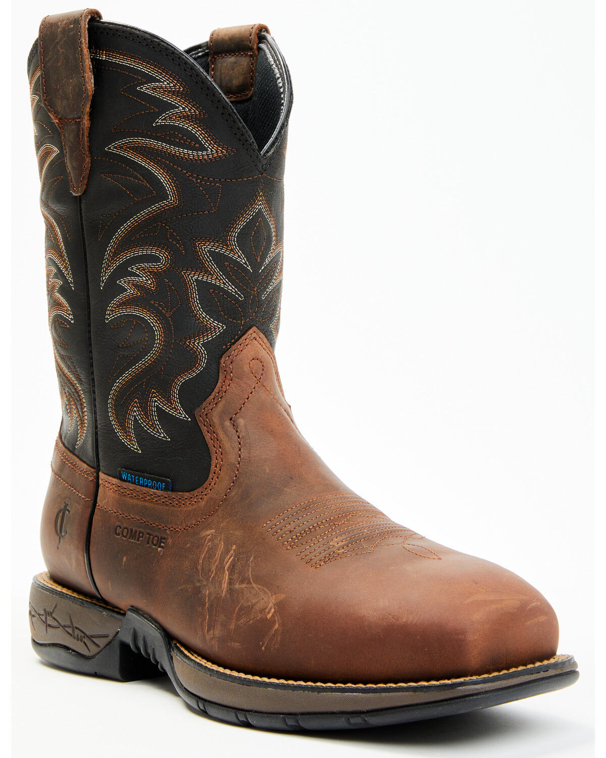 Cody James Men's Xero Gravity Lite Waterproof Pull-On Work Boots - Composite Toe