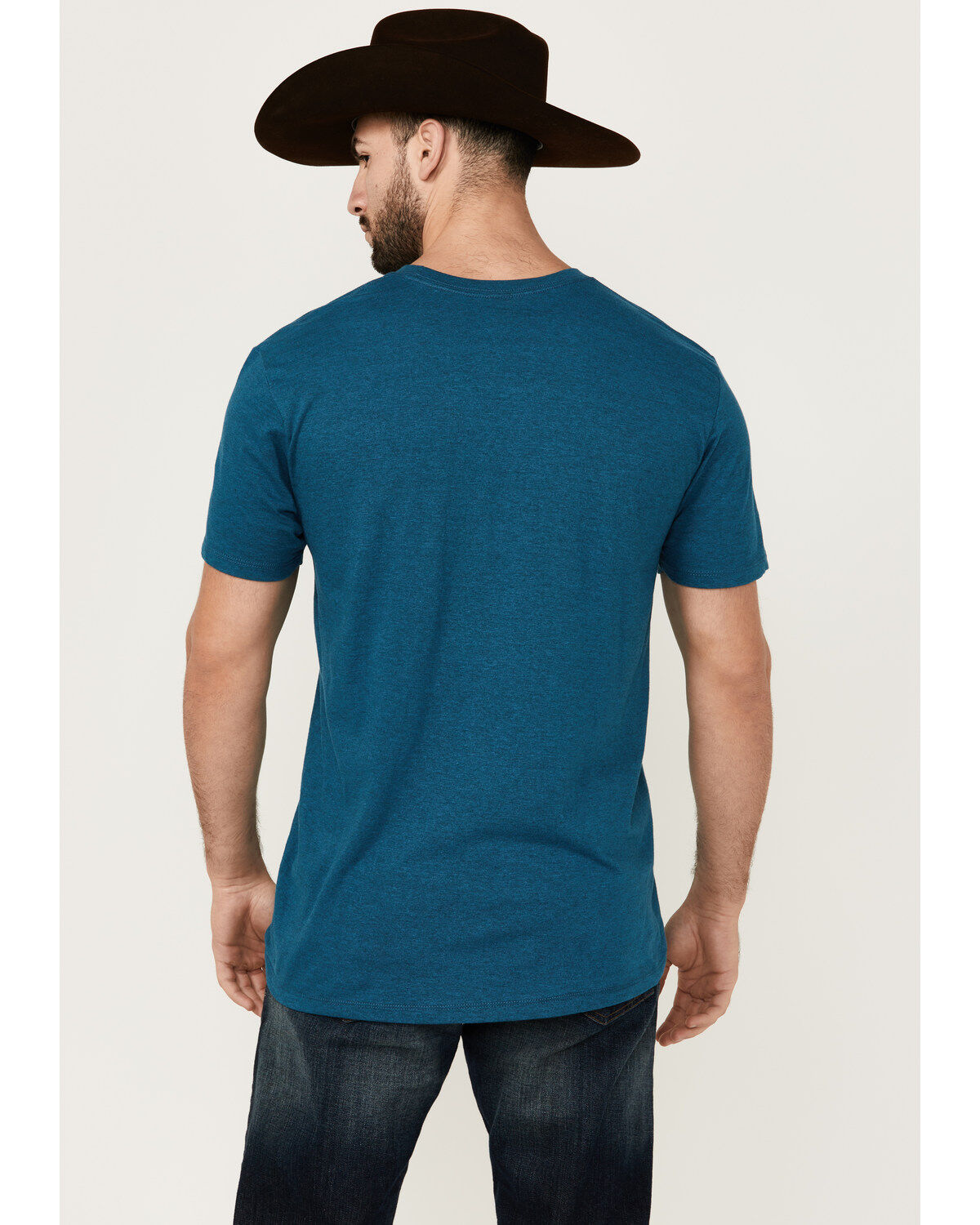 RANK 45® Men's Logo Chute Gate Serape Striped Print Short Sleeve Graphic T-Shirt