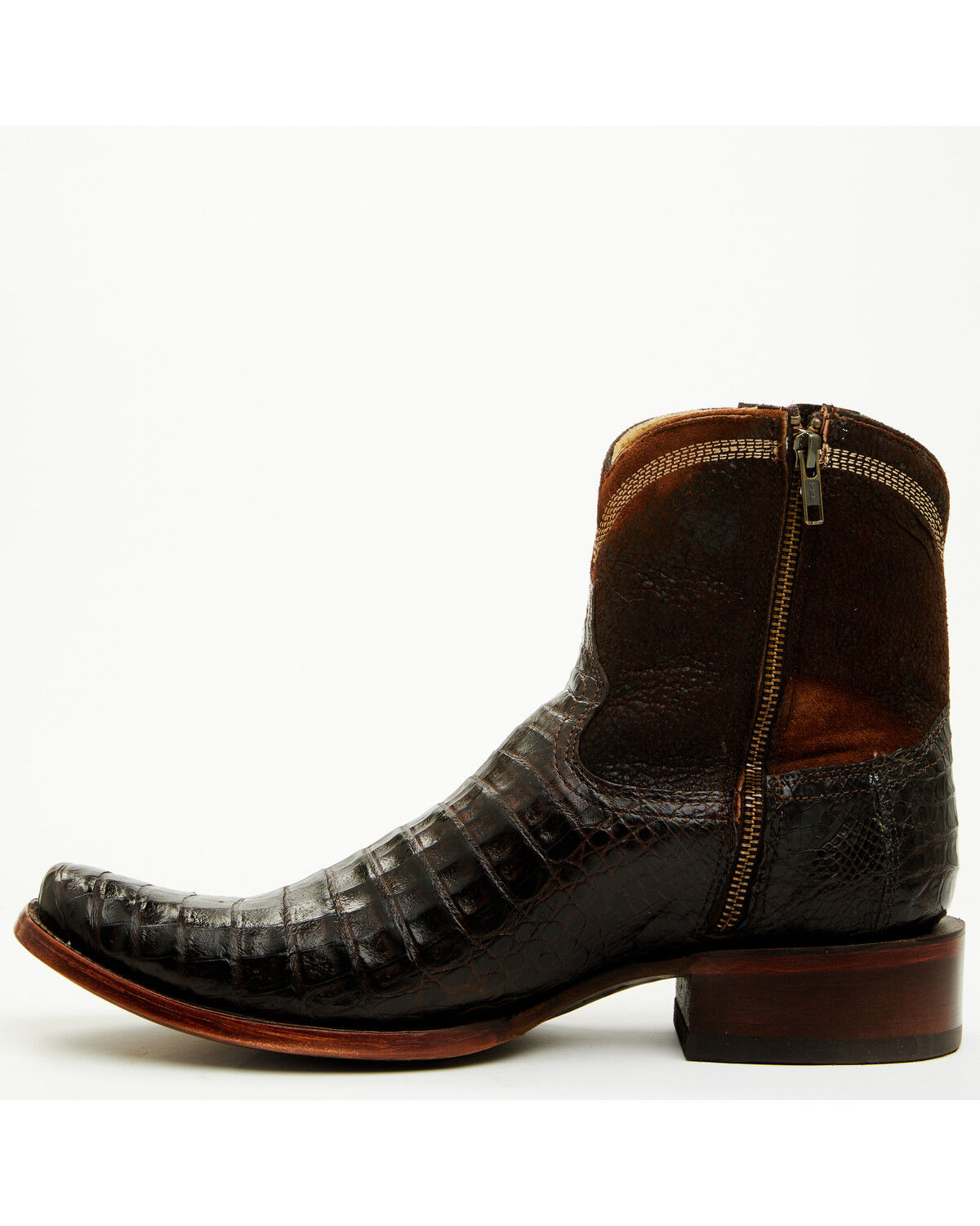 Corral Men's Exotic Caiman Western Booties - Square Toe