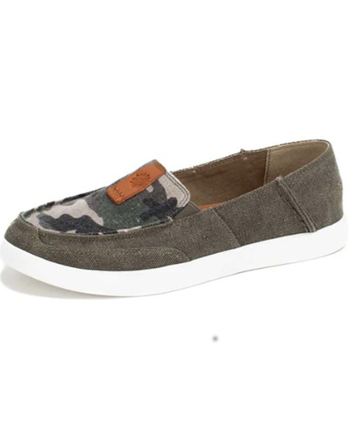 Yellow Box Women's Olevia Camo Print Slip-On Shoe