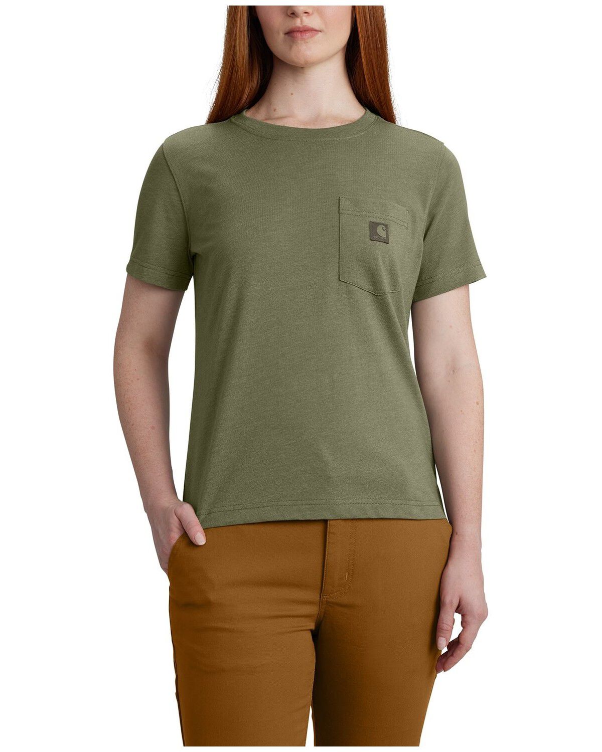 Carhartt Women's Relaxed Fit Lightweight Short Sleeve Pocket Tee