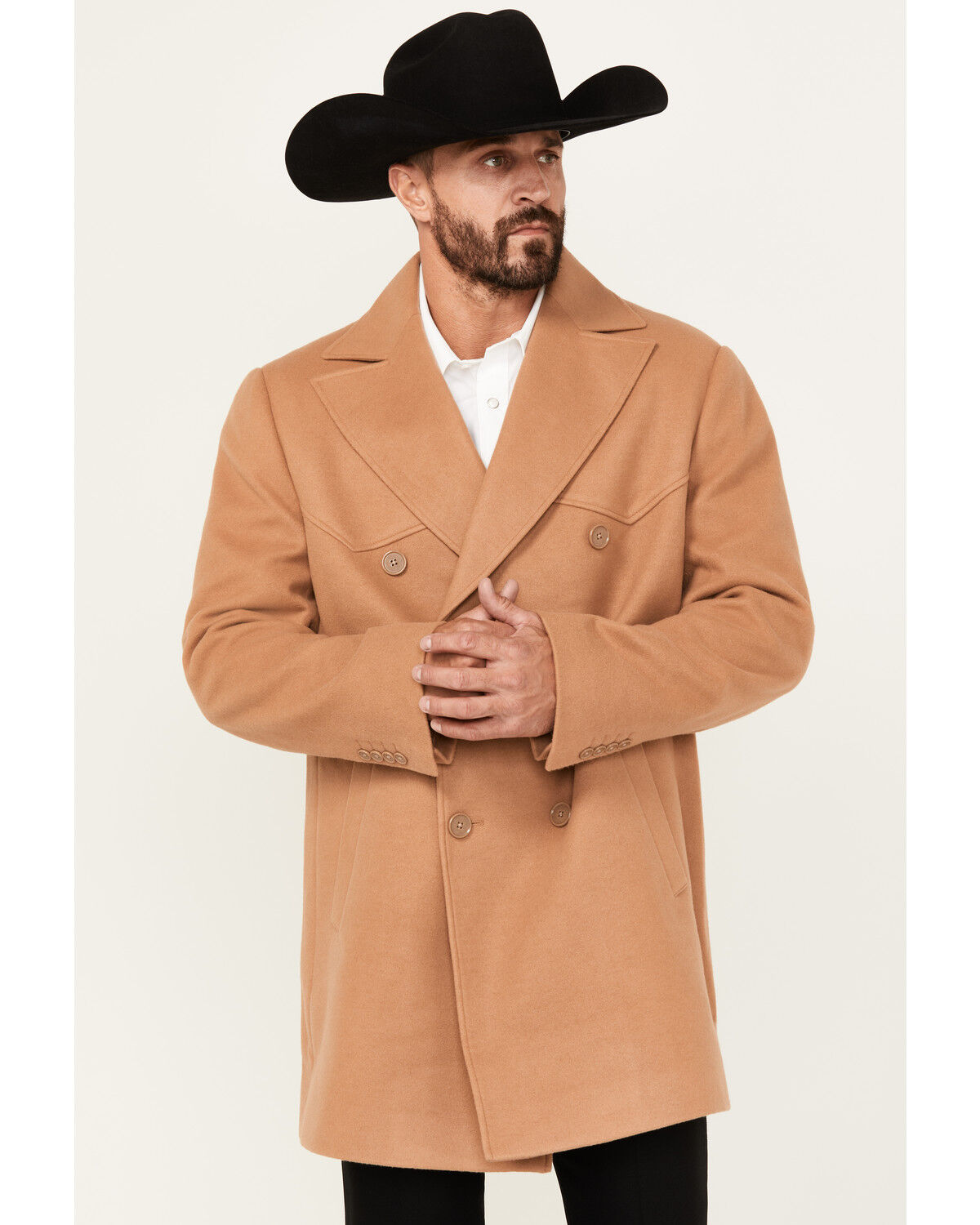 Cody James Black 1978® Men's Men's Alpine Wool Dress Coat