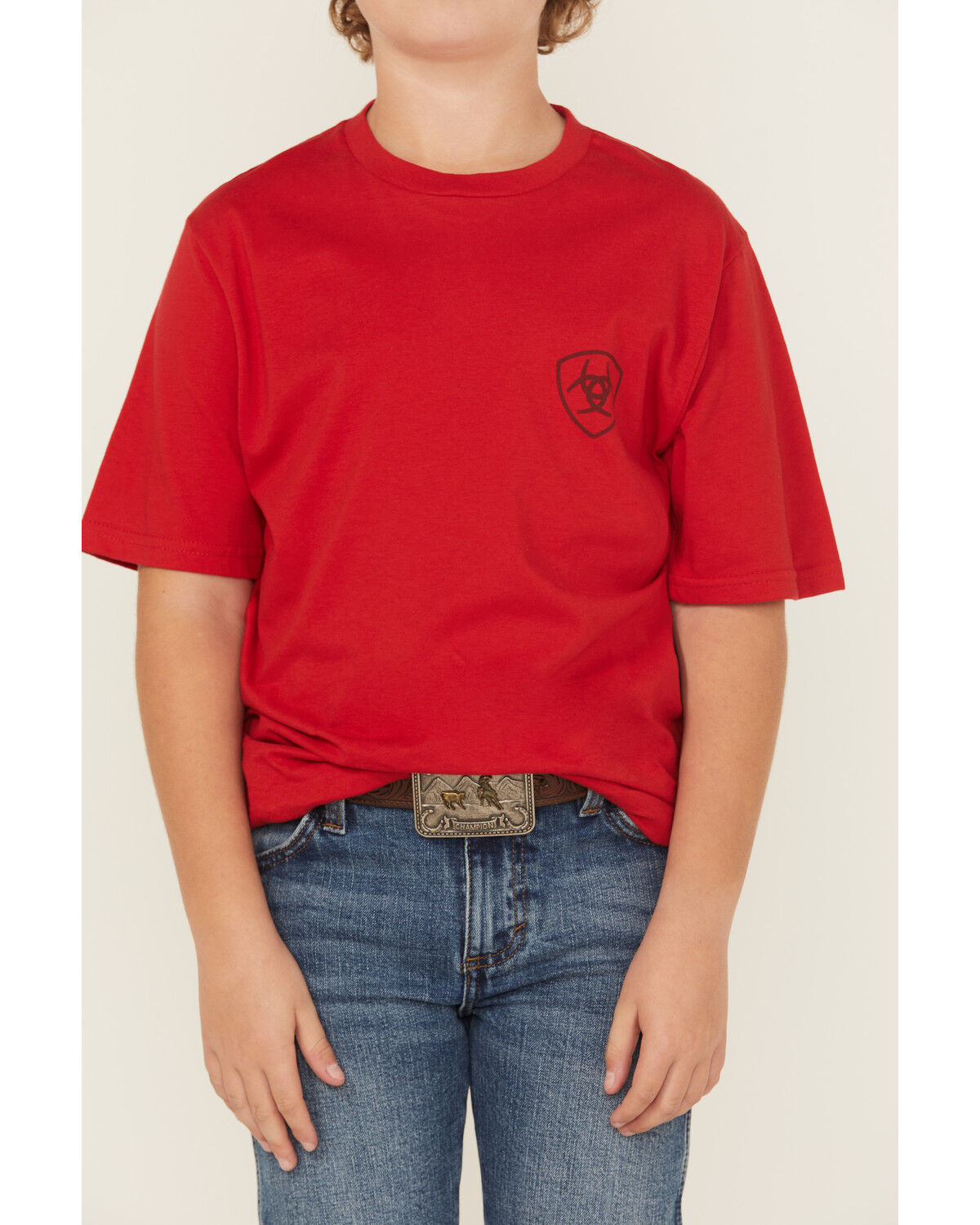 Ariat Boys' Buffalo Flag Short Sleeve Graphic T-Shirt