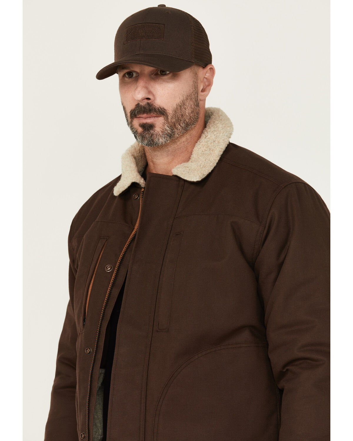 Hawx Men's FR Sherpa Lined Work Jacket