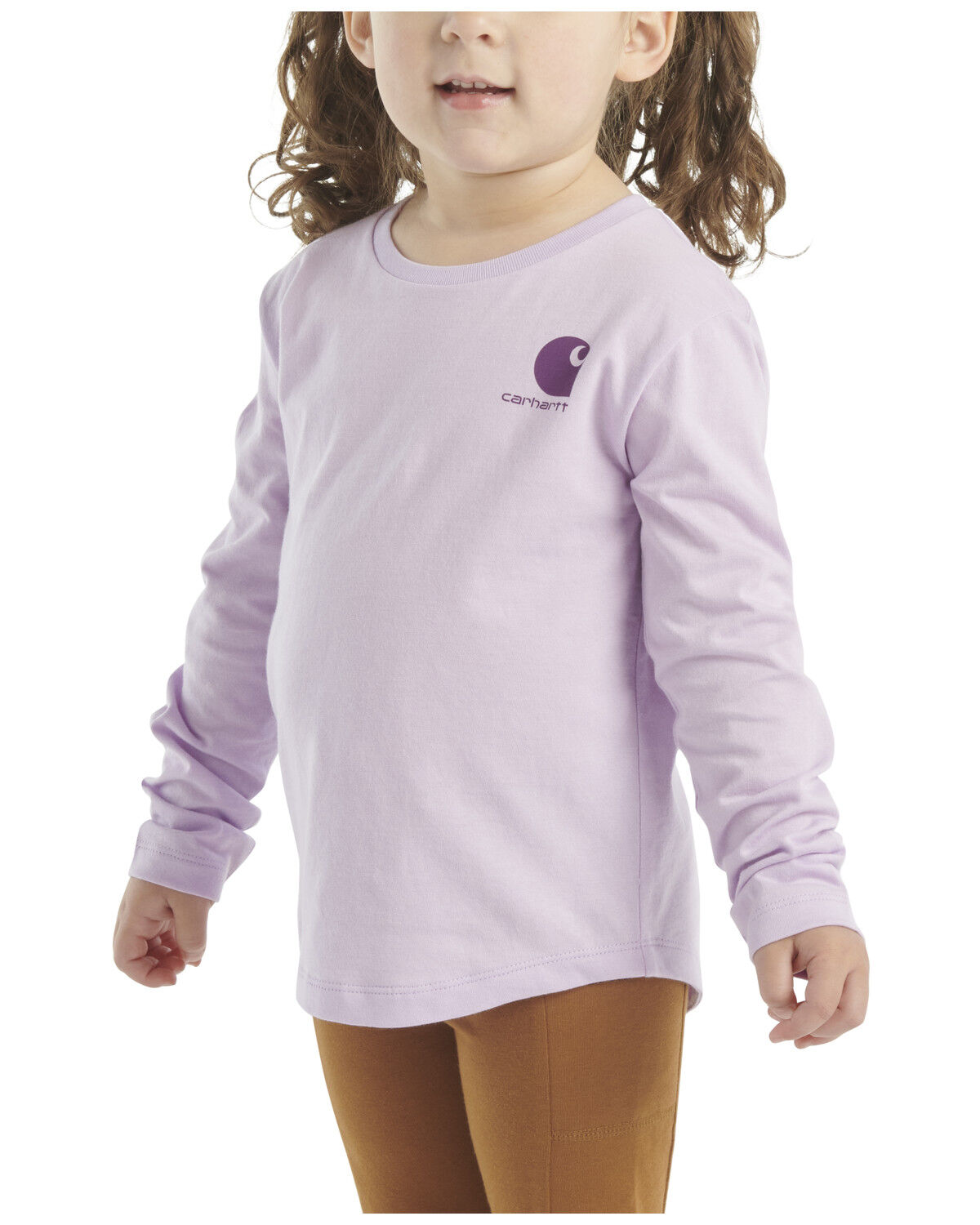 Carhartt Toddler Girls' Desert Logo Long Sleeve Graphic Shirt