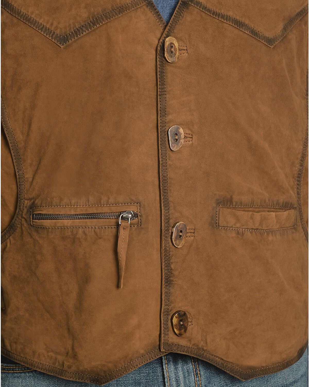 Scully Suede Leather Vest
