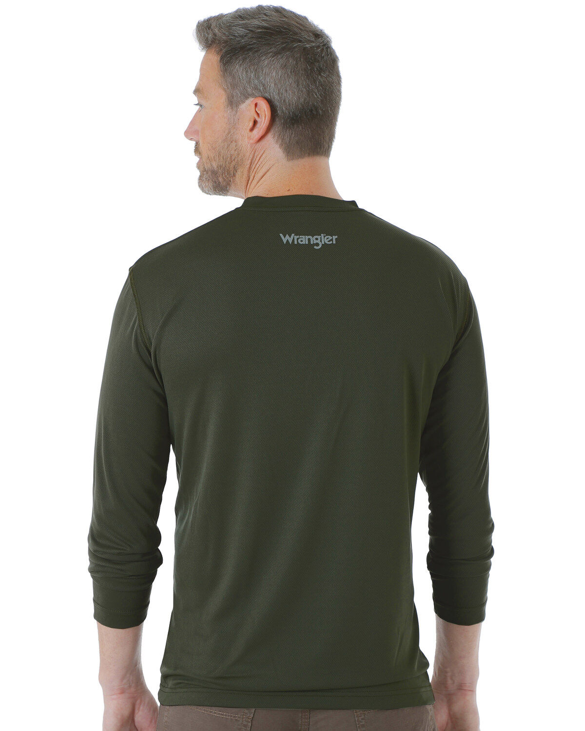 Wrangler Riggs Men's Crew Performance Long Sleeve Work T-Shirt - Big & Tall