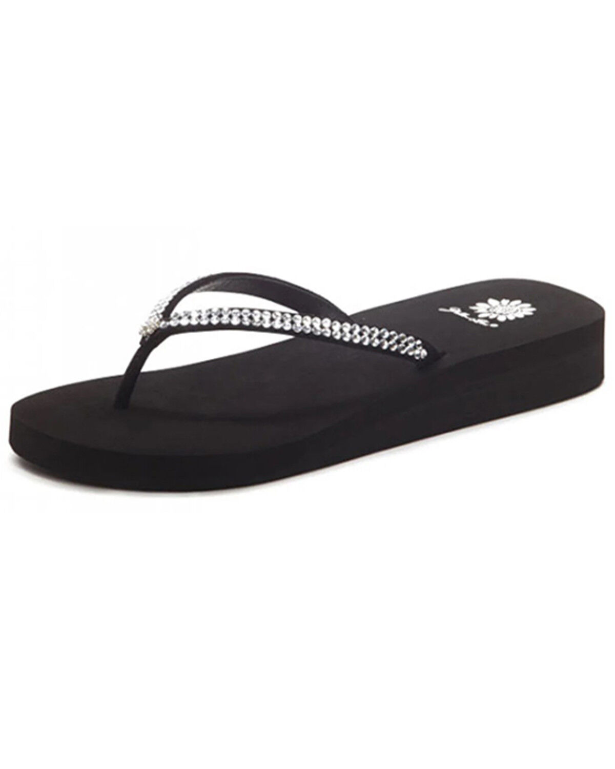 Yellow Box Women's Jello Rhinestone Sandals