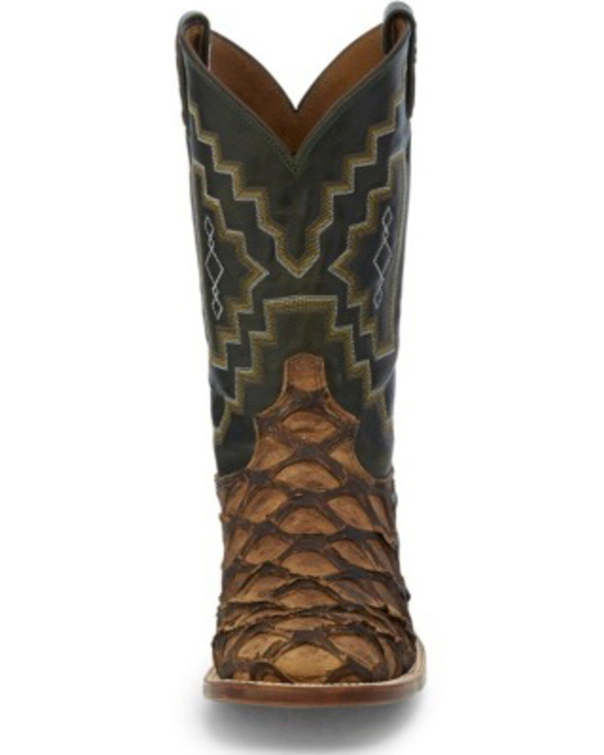 Tony Lama Men's Leviathan Chocolate Western Boots - Square Toe