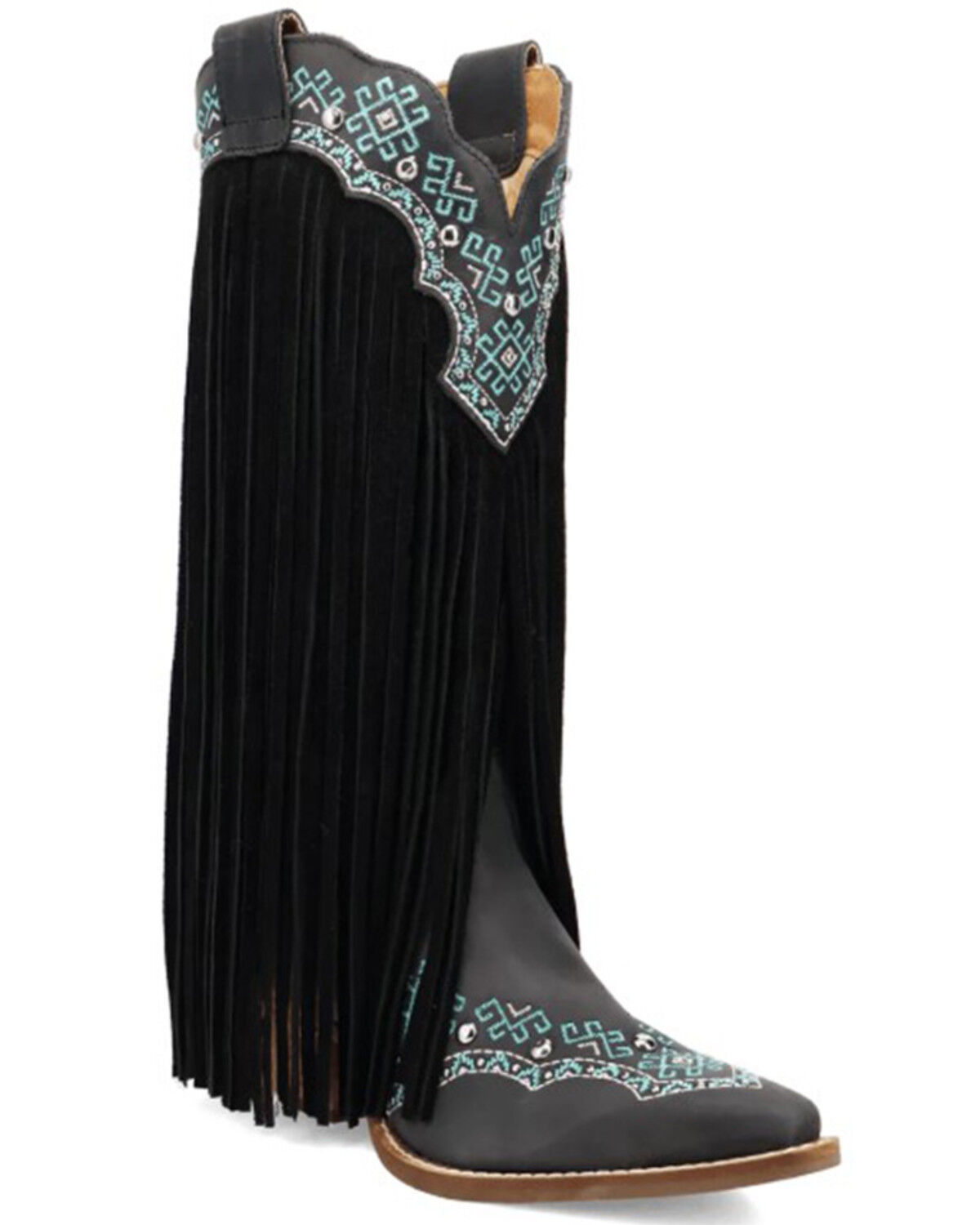 Dingo Women's Tequila Sunrise Fringe Western Boots - Snip Toe