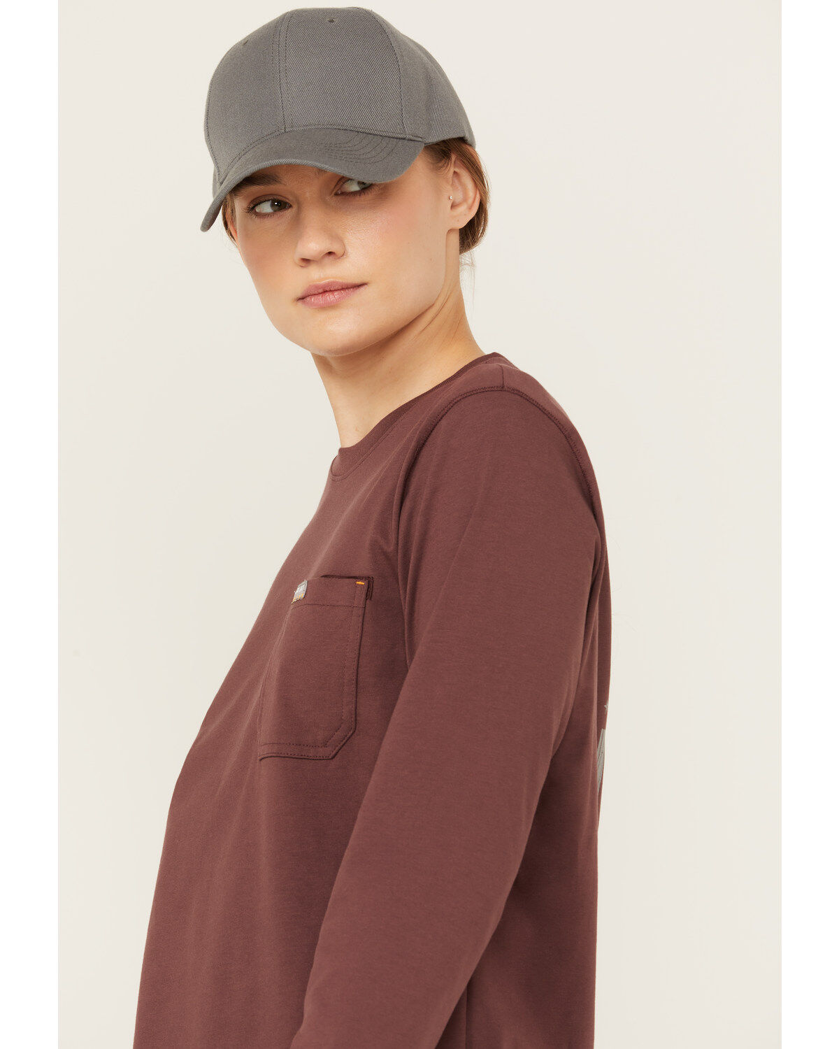 Ariat Women's Rebar Workman Reflective Flag Long Sleeve Tee