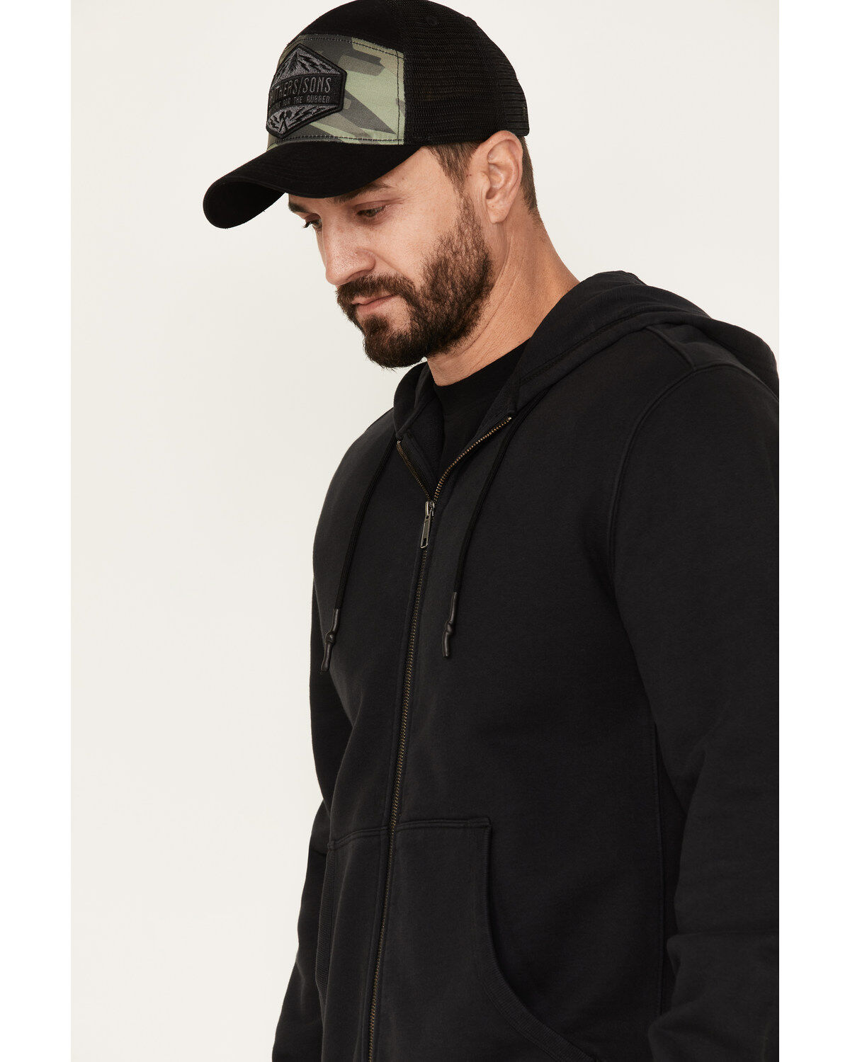 Brothers and Sons Heavy Weathered Hooded Jacket