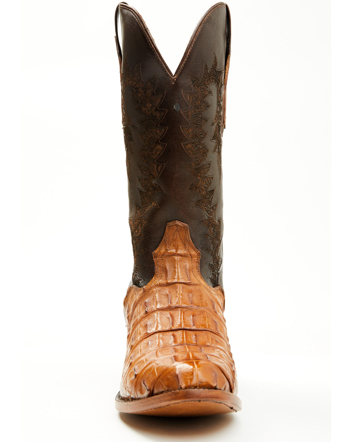 El Dorado Men's Exotic American Alligator Western Boots - Round Toe
