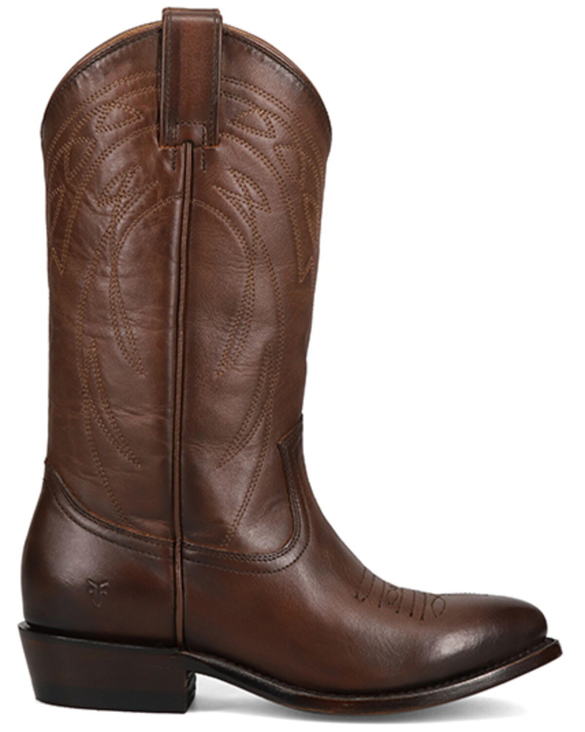 Frye Women's Billy Pull-On Deco Stitch Western Boots - Round Toe