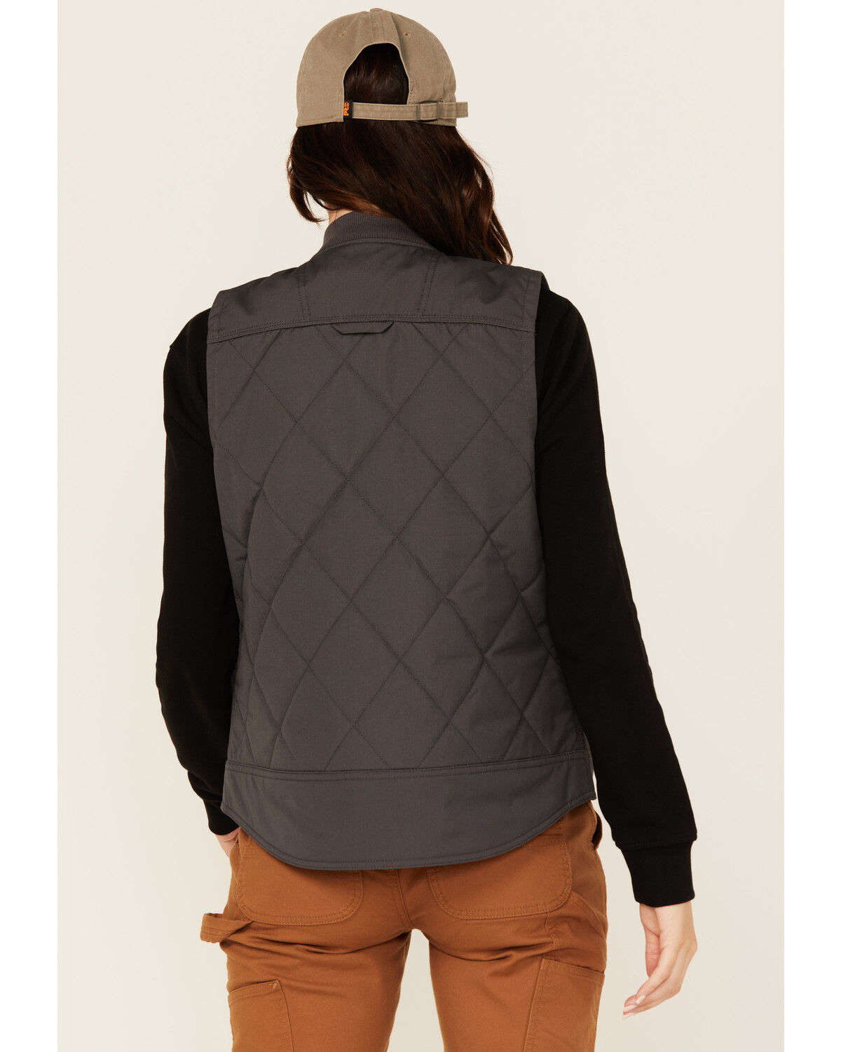 Lucky Brand Workwear Women's Tactical Insulated Canvas Quilted Vest