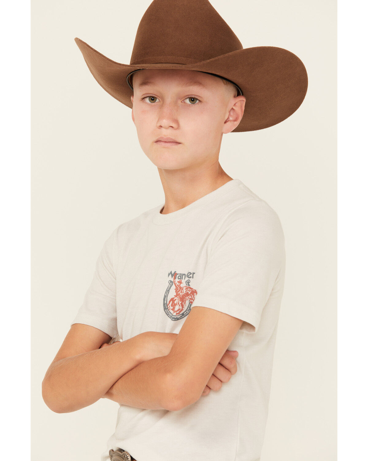Wrangler Boys' Americana Horseshoe Short Sleeve Graphic T-Shirt