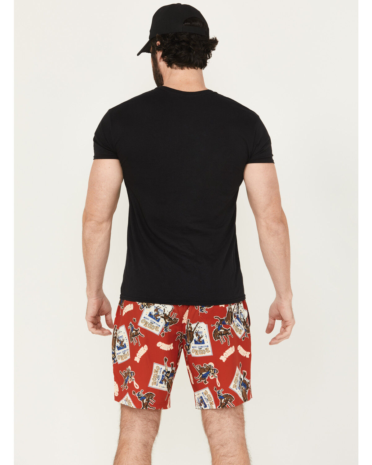 Cinch Men's Rodeo Print Stretch Board Shorts